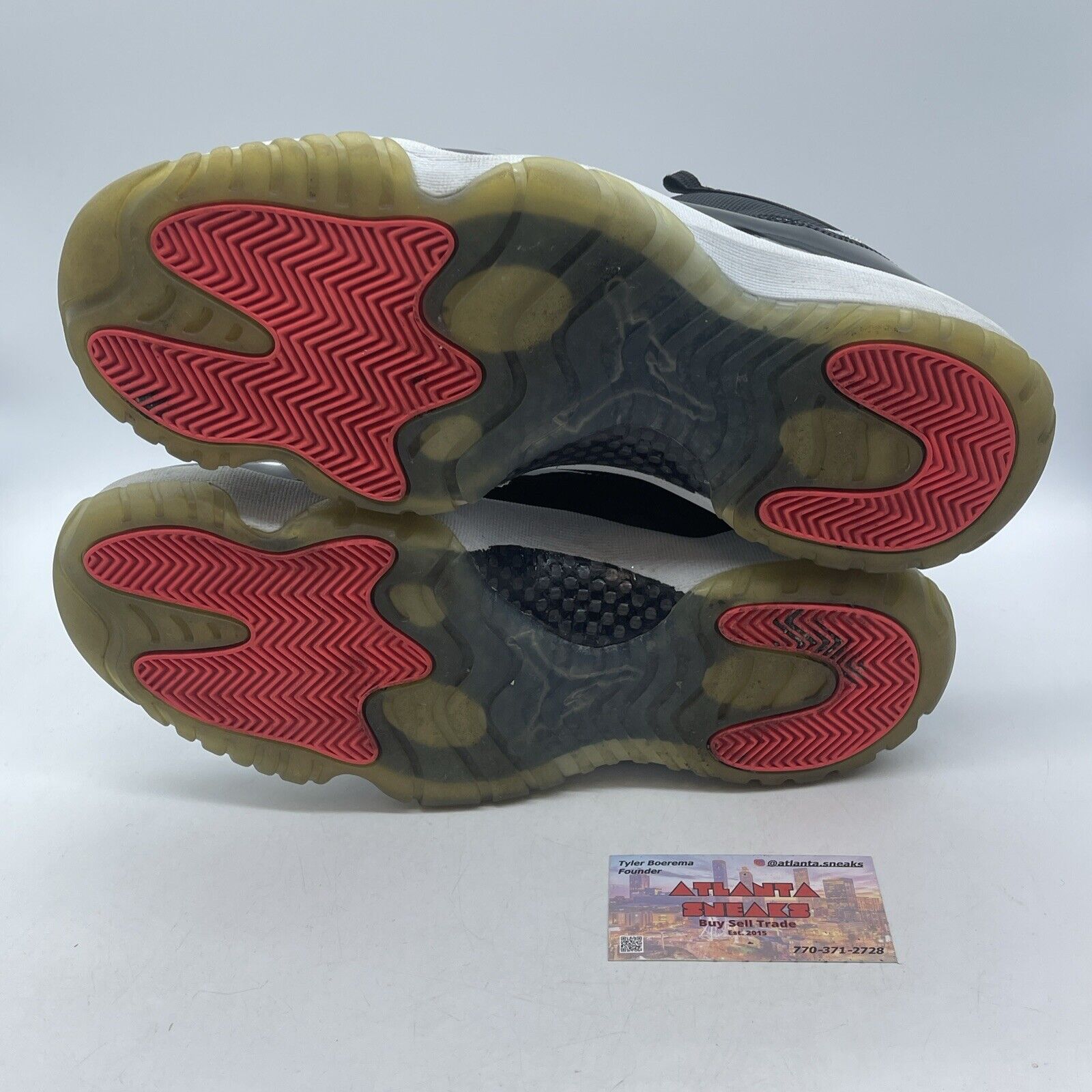 Size 12 - Air Jordan 11 Retro Low Infrared 23 Black Suede Leather (528895-023)
