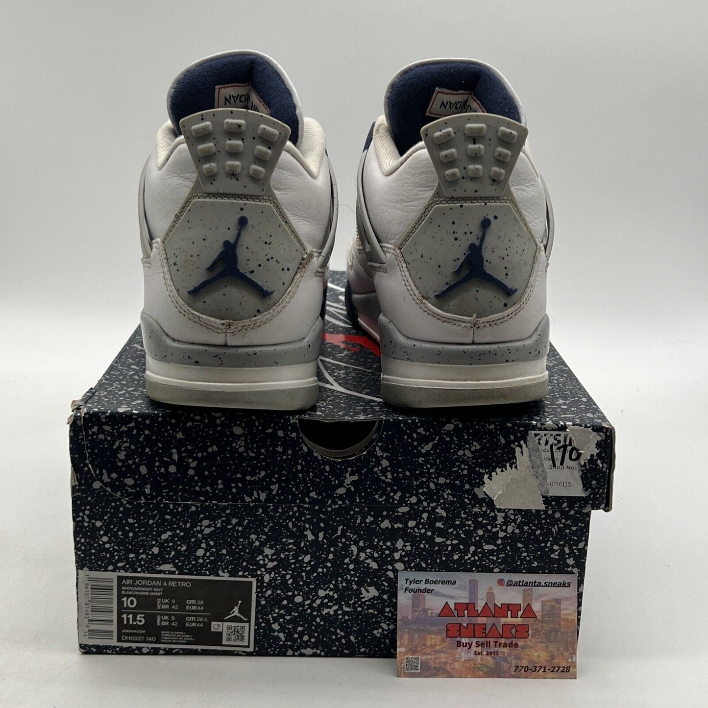 Size 10 - Jordan 4 Retro Mid Midnight Navy (DH6927-140)