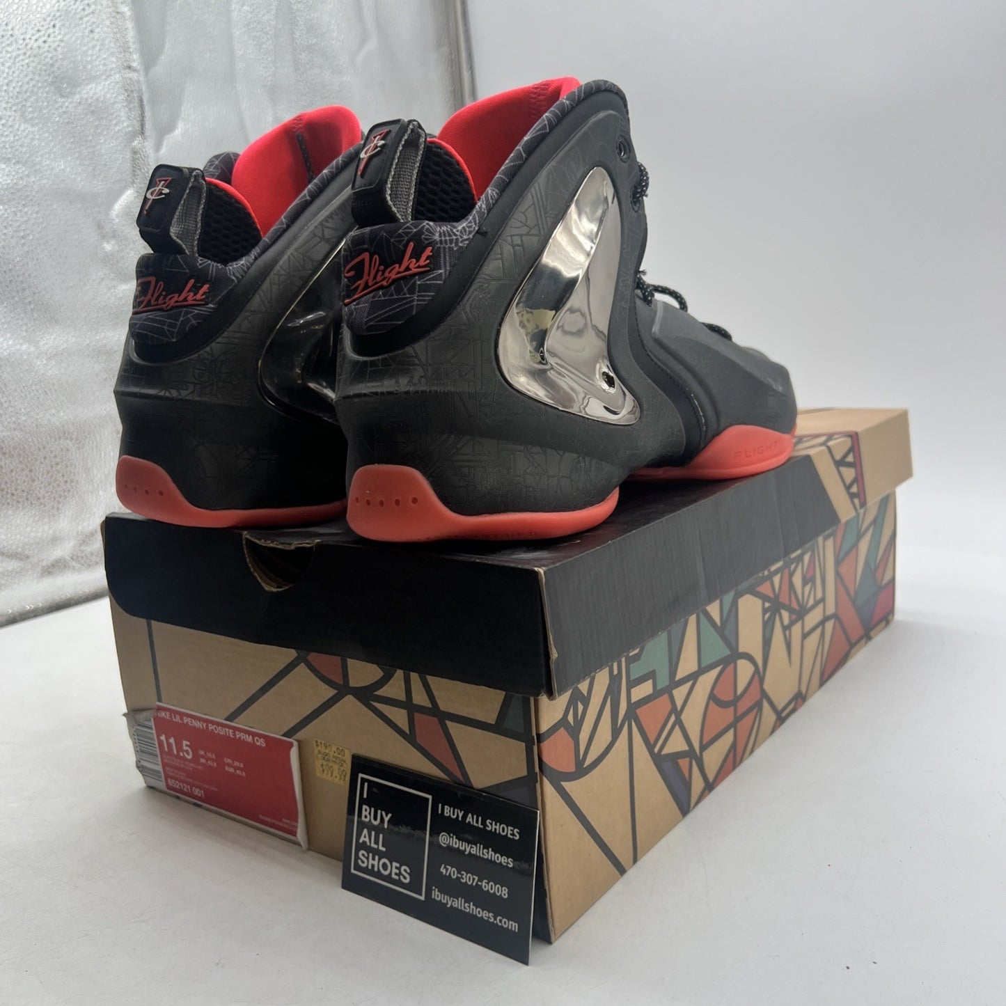 Size 11.5 - Nike Lil Penny Posite Prm Qs Gumbo League (652121-001)