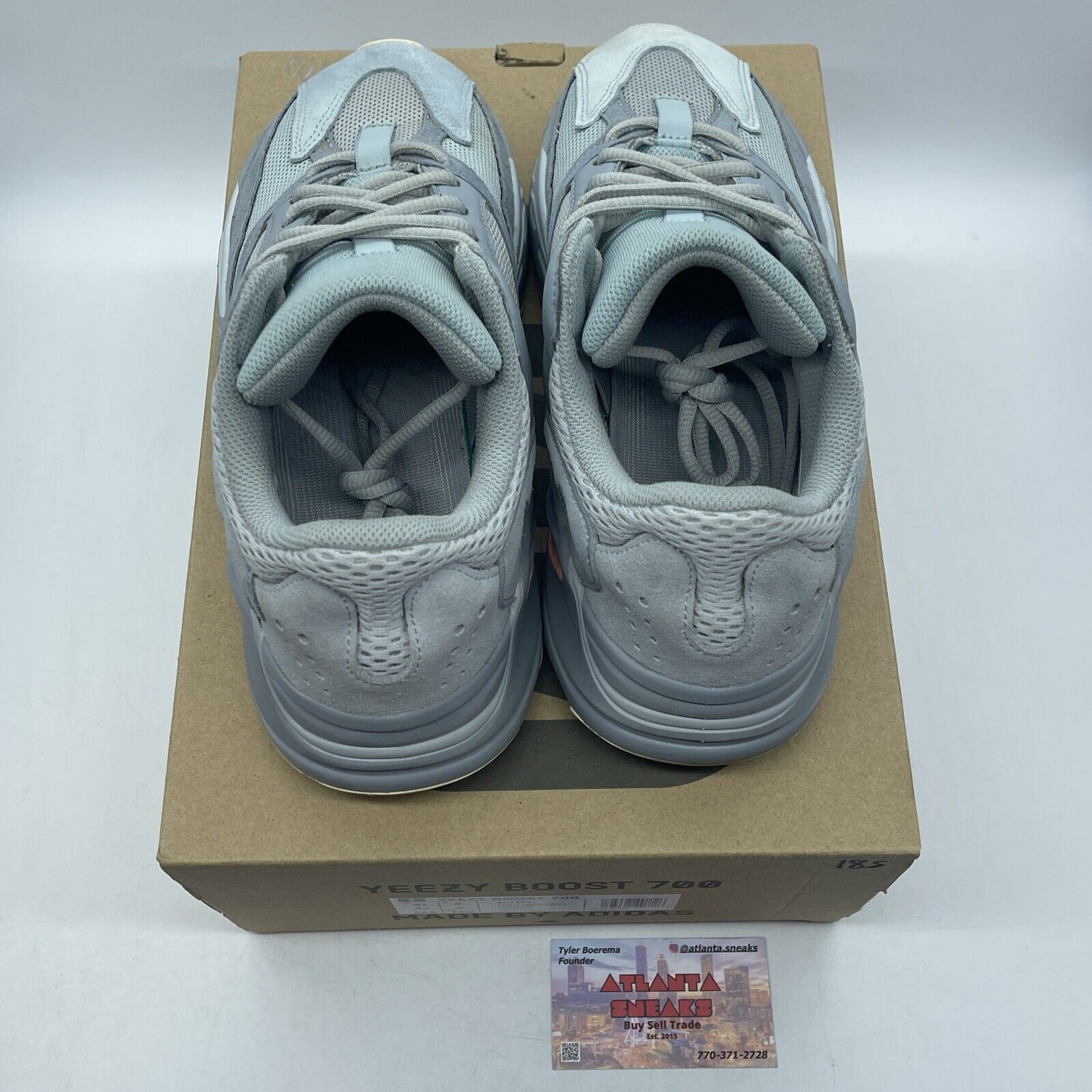 Size 8.5 - adidas Yeezy Boost 700 V1 Inertia Blue White Orange (EG7597)