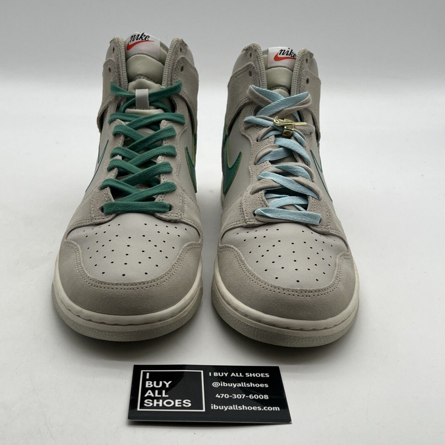 Size 11.5 - Nike Dunk SE High First Use Pack - Green Noise (DH0960-001)