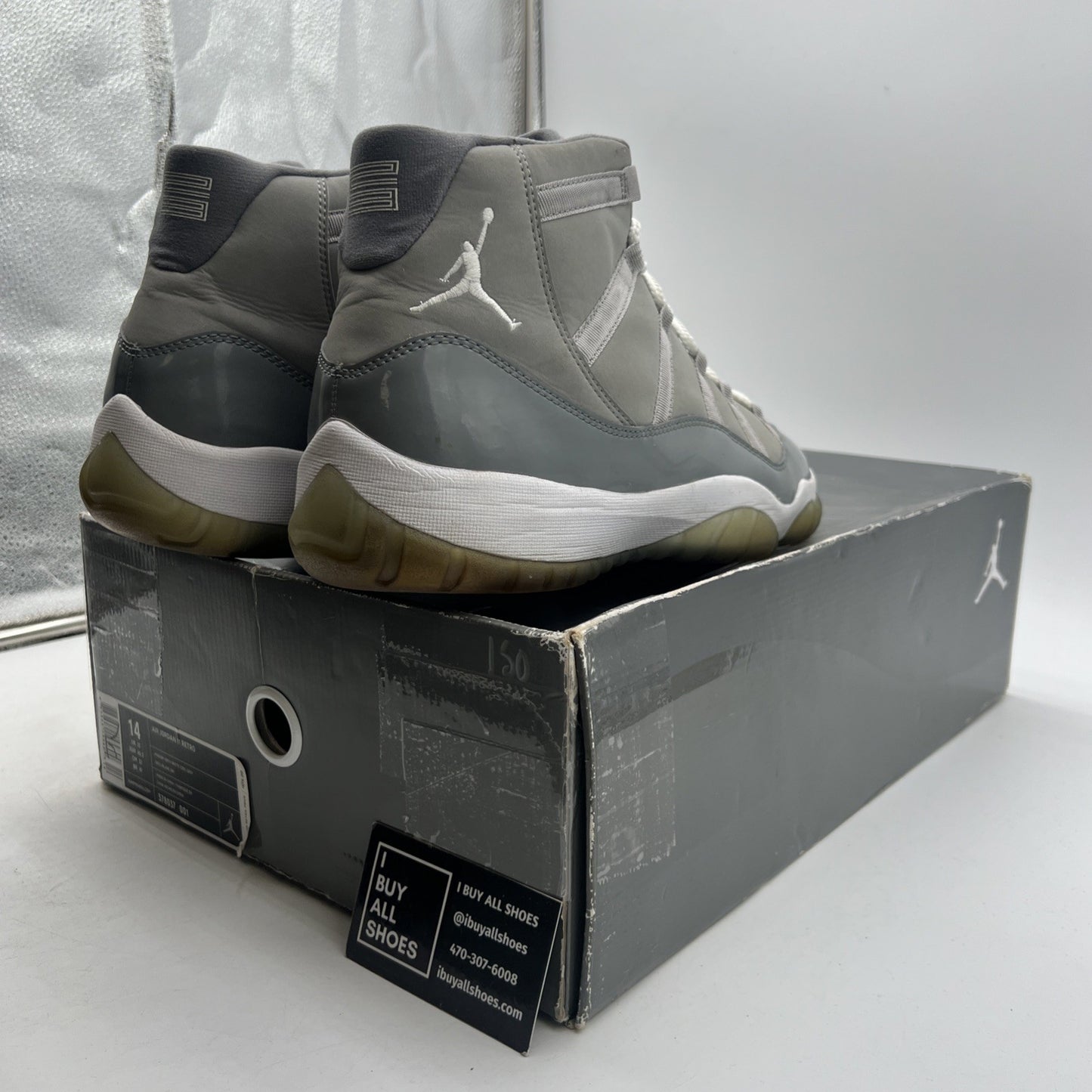 Size 14 - Air Jordan 11 Retro 2010 Cool Grey (378037-001)
