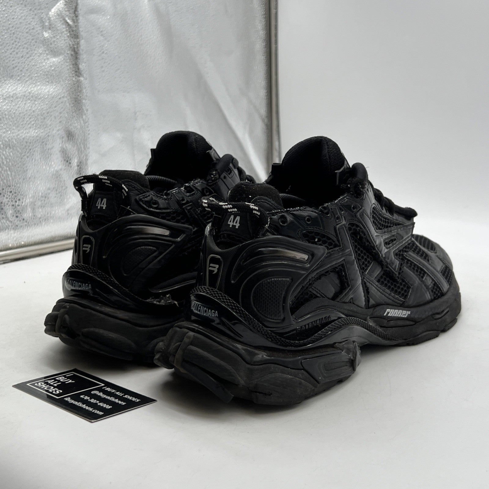 Size 11 - Balenciaga Runner Sneaker, black