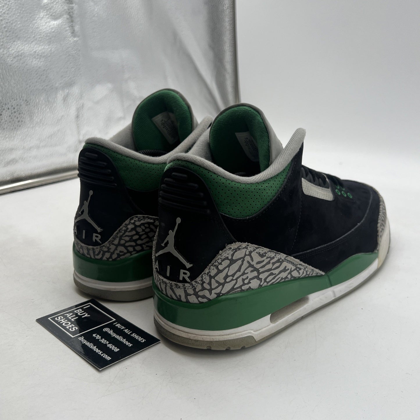 Size 11.5 - Air Jordan 3 Retro Mid Pine Green (CT8532-030)