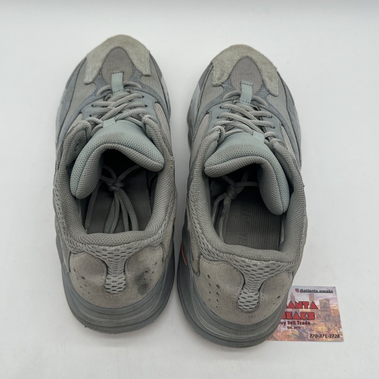 Size 12 - adidas Yeezy Boost 700 V1 Inertia Blue Orange 3m Original Pair Spring