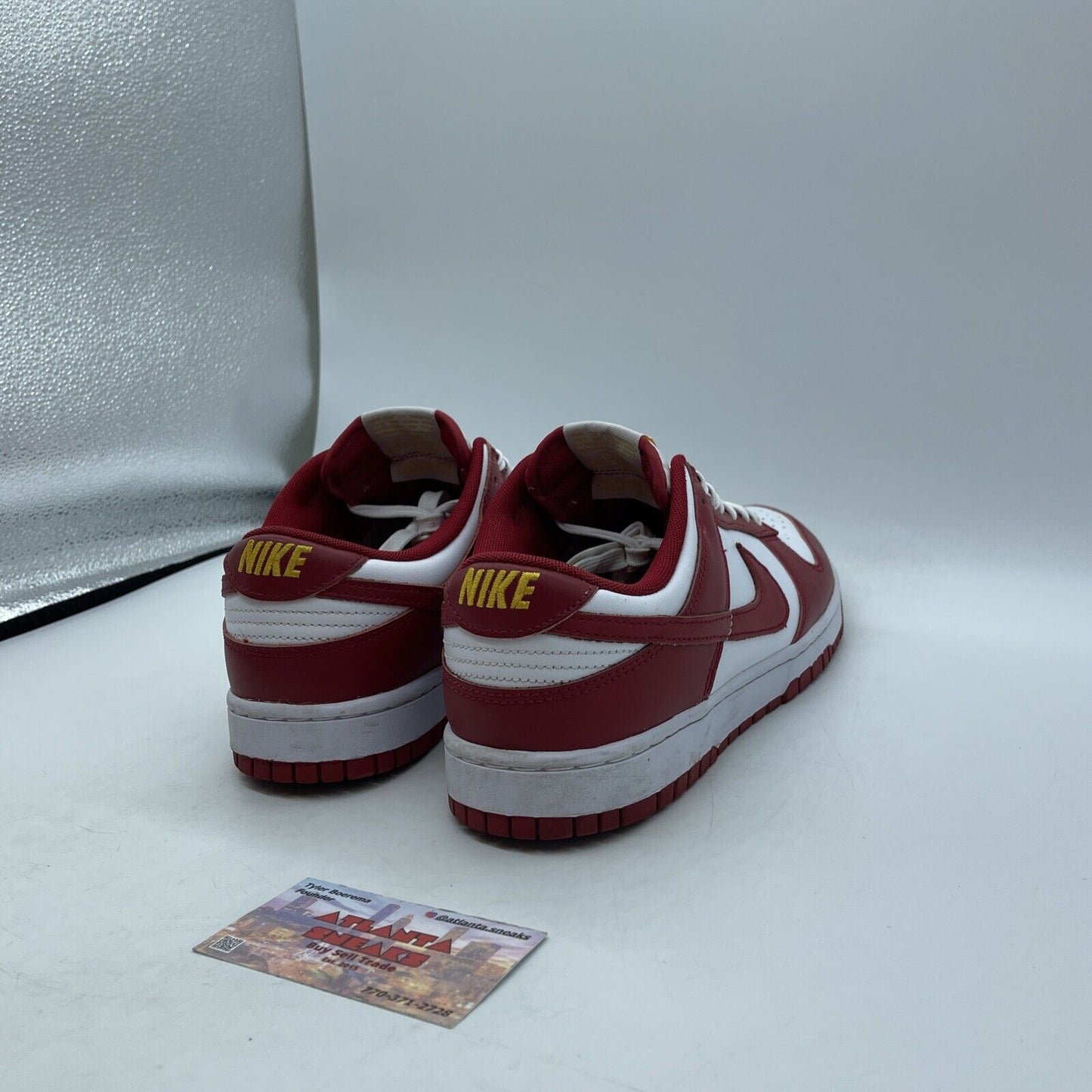 Size 9.5 - Nike Dunk Low Gym Red White Leather (DD1391-602)