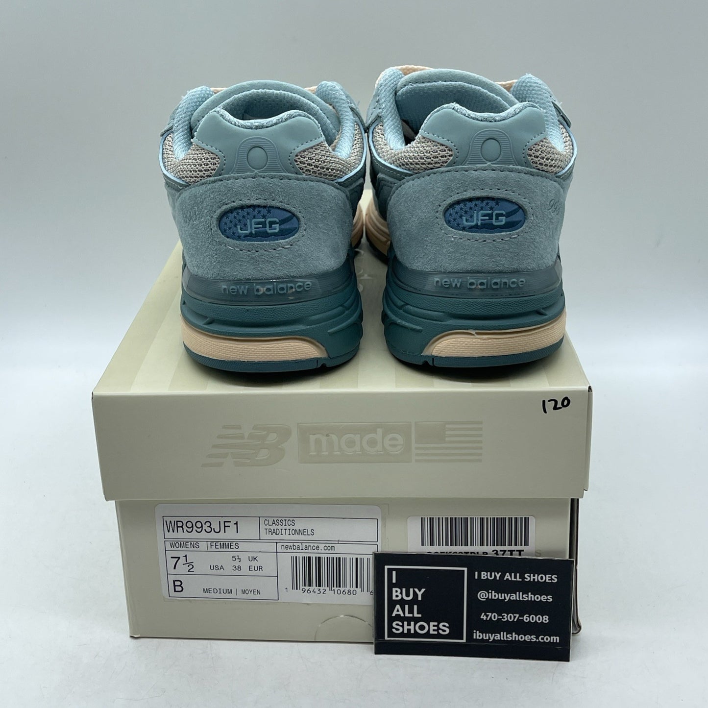 Size 7.5 - Joe Freshgoods x New Balance 993 Made in USA Performance Art  Arctic