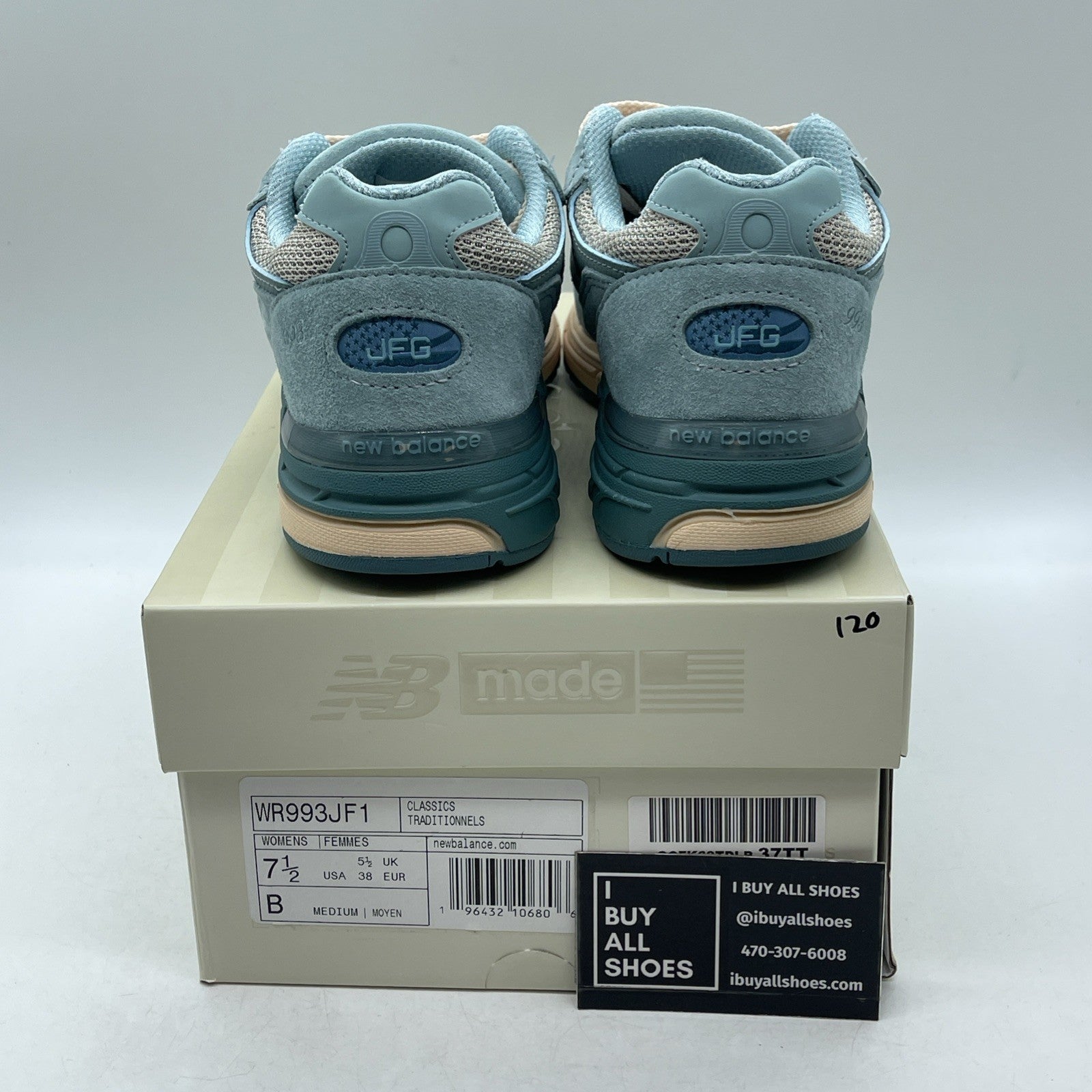 Size 7.5 - Joe Freshgoods x New Balance 993 Made in USA Performance Art  Arctic