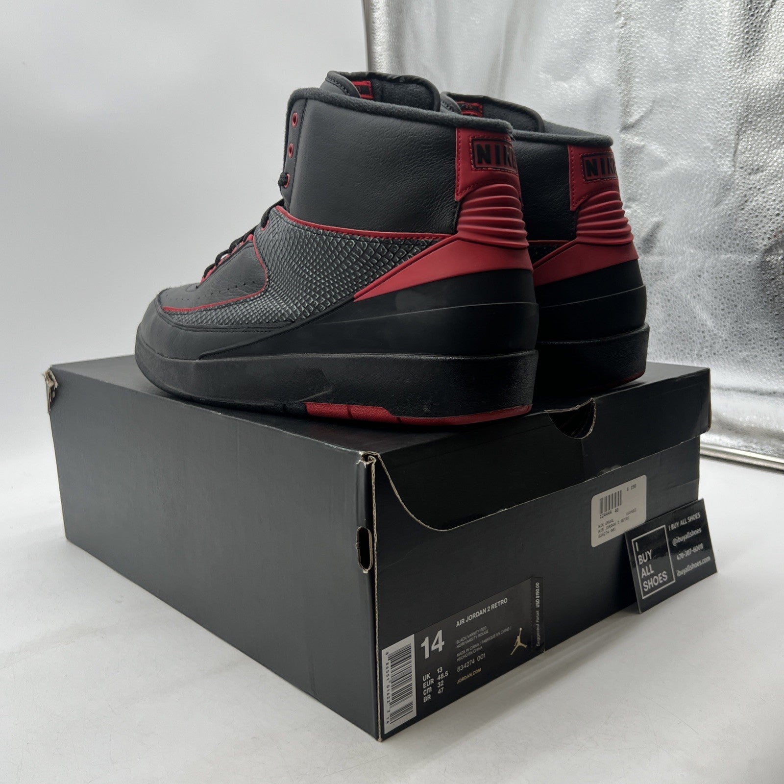 Size 14 - Air Jordan 2 Retro Alternate 87 (834274-001)