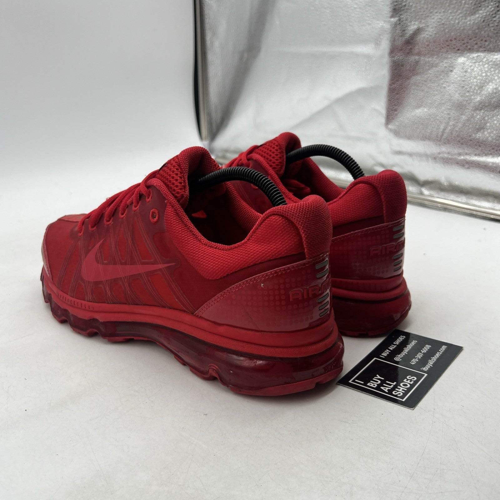 Size 9 - Nike Men's Air Max Plus 2009 (354744-600) Red Running Shoes Sneakers