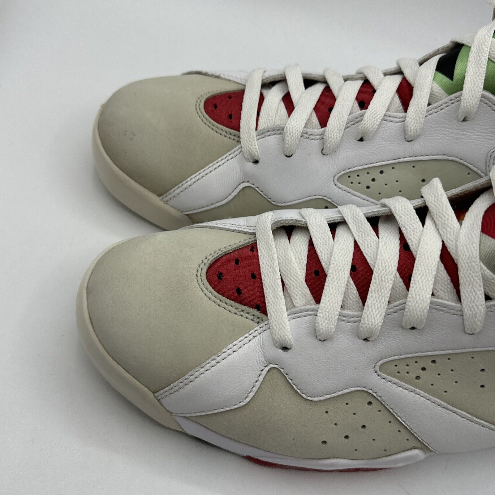 Size 12 - Jordan 7 Retro Hare 2015 White Grey Suede Red Bugs Bunny Classics