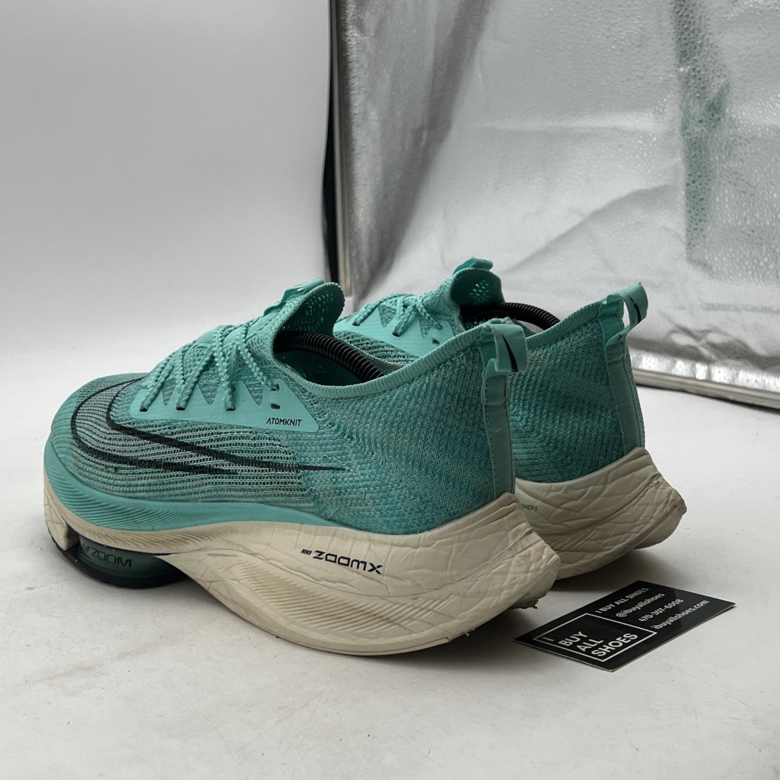 Size 11.5 - Nike Air Zoom Alphafly Next% Hyper Turquoise (CI9925-300)