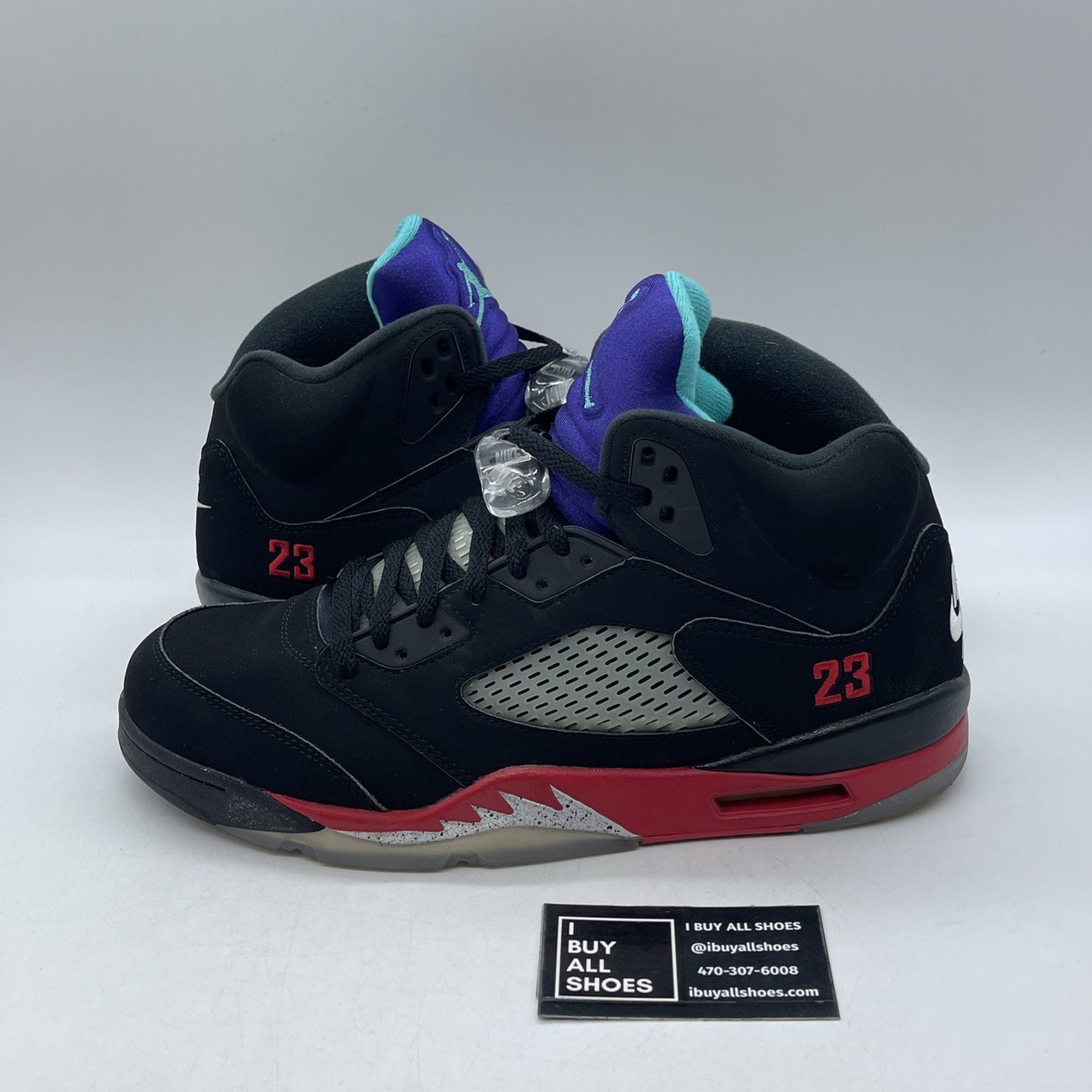 Size 11.5 - Air Jordan 5 Retro Top 3 Black 2020 (CZ1786-001)