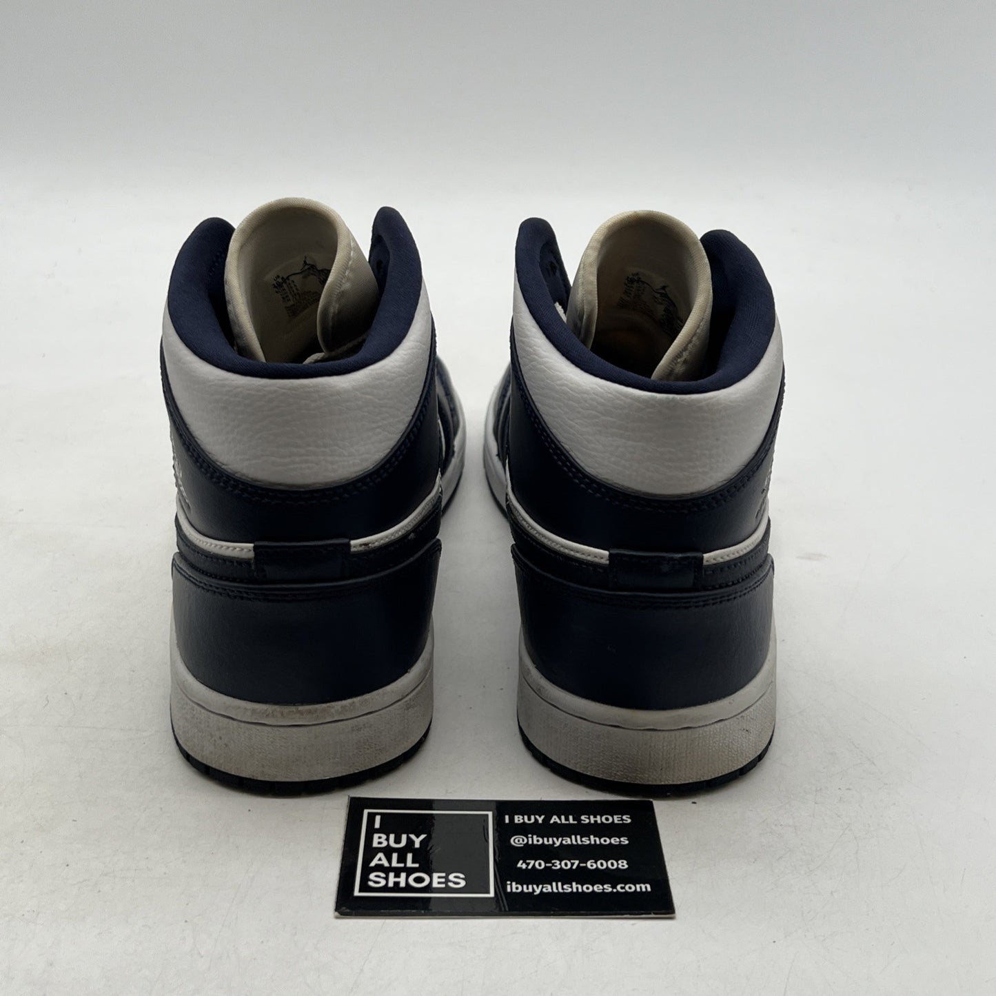 Size 10.5 - Air Jordan 1 Mid Obsidian (554724-174)