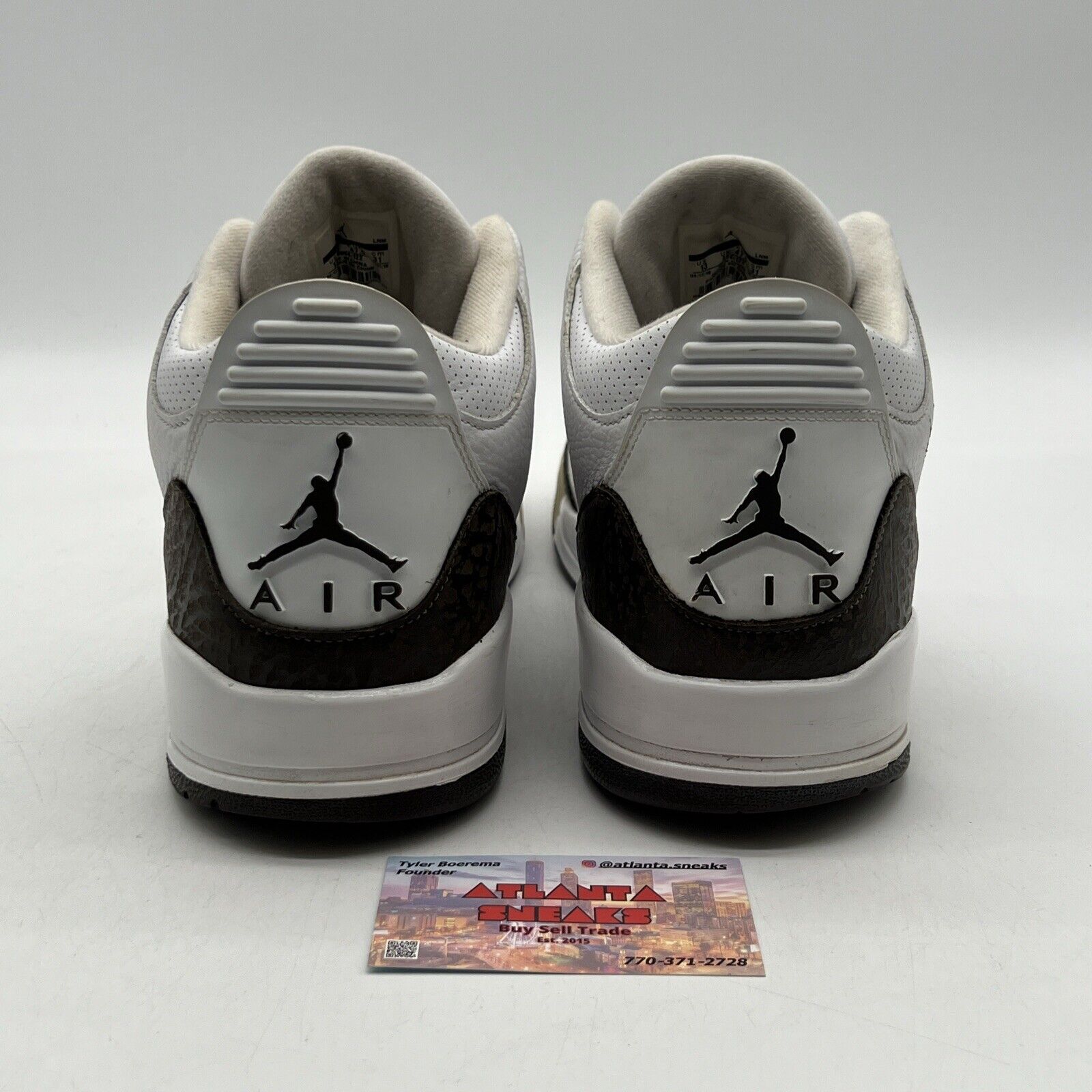 Size 13 - Air Jordan 3 Retro 2018 Mocha White Leather Suede (136064-122)