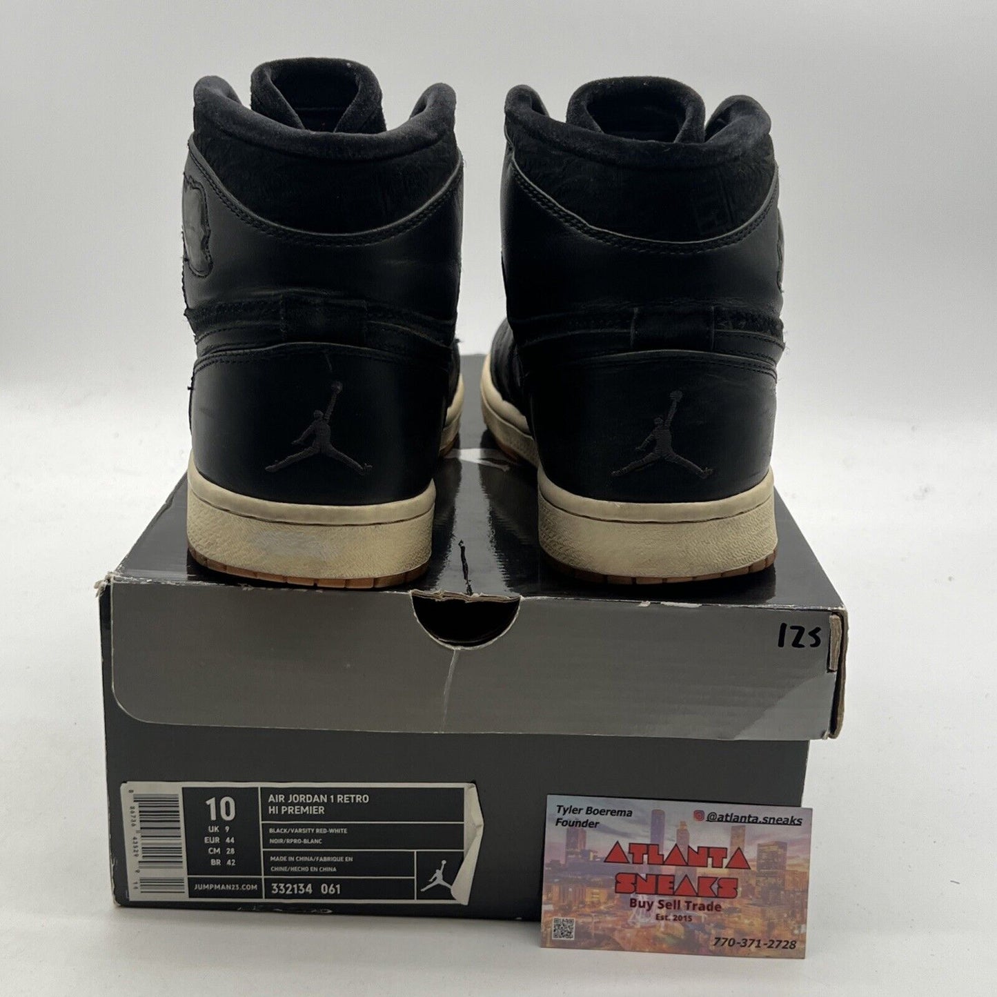 Size 10 - Air Jordan 1 Retro Premier High Laser (332134-061)