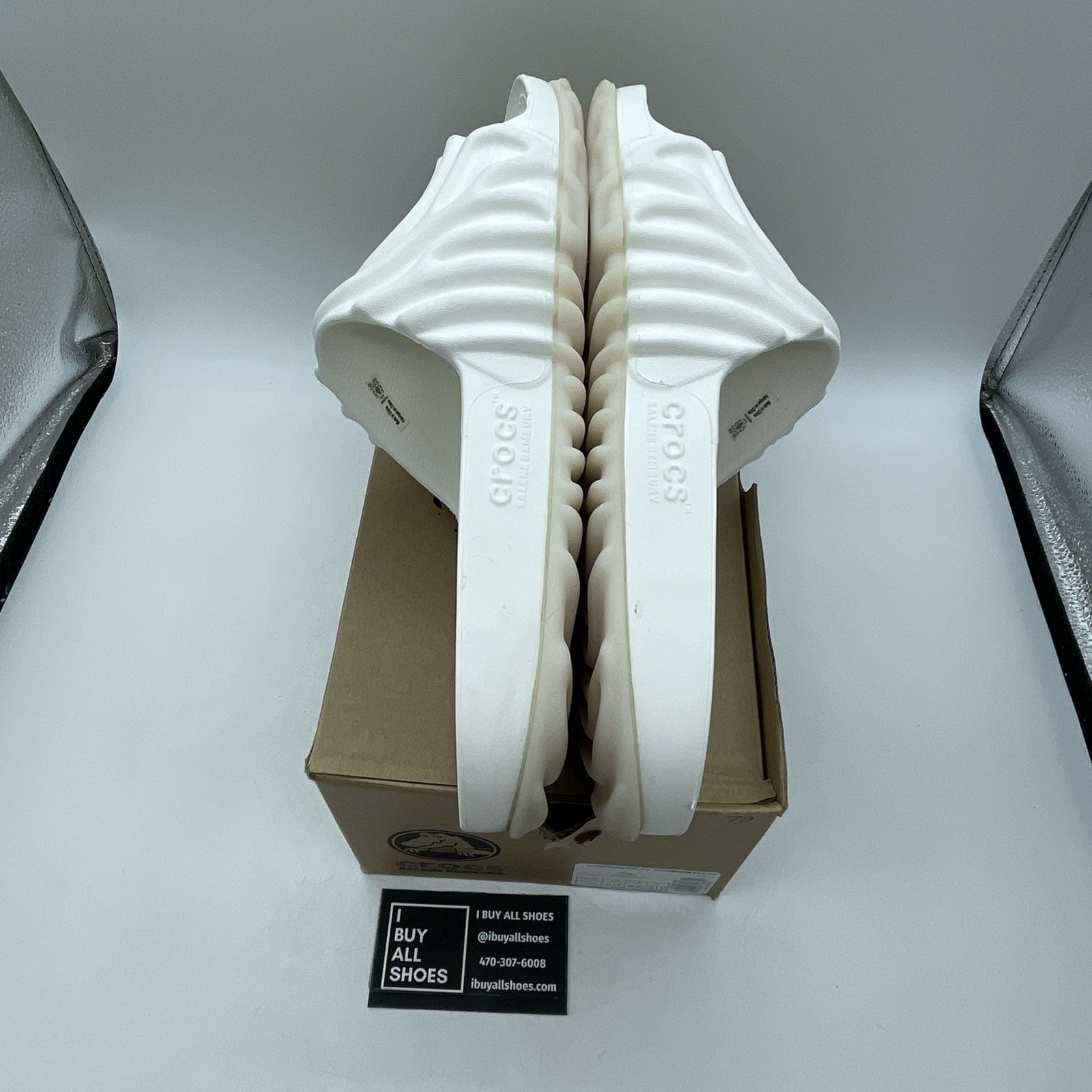 Size 12 - SALEHE BEMBURY X CROCS THE POLLEX SLIDE (MAYO) (208685-1RO)