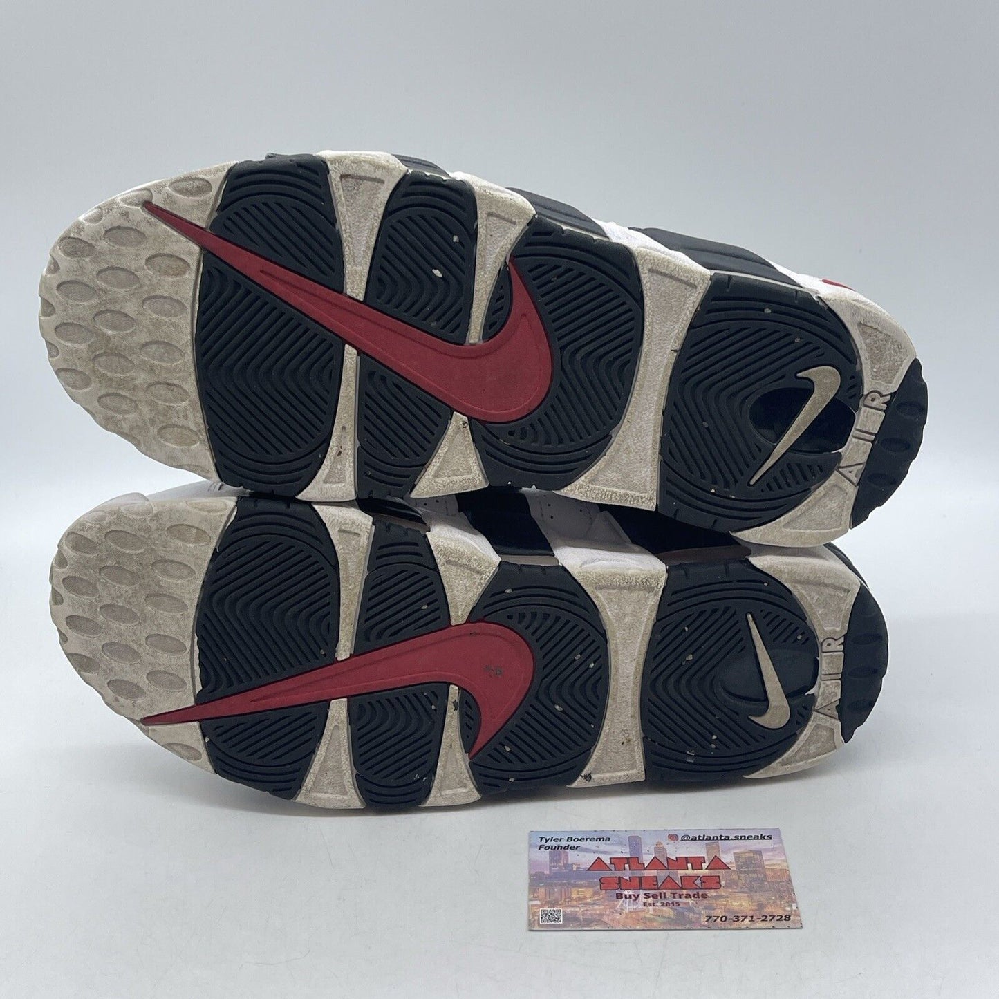 Size 10.5 - Nike Air More Uptempo Scottie Pippen White Leather  (414962-105)