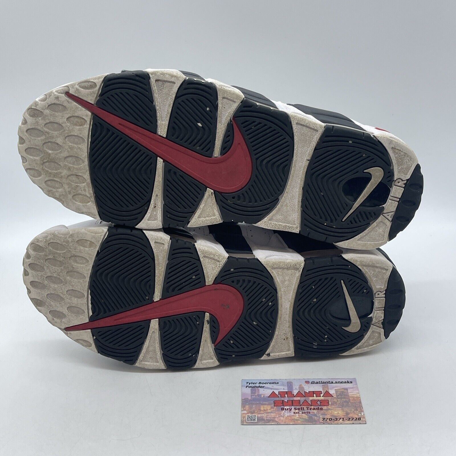 Size 10.5 - Nike Air More Uptempo Scottie Pippen White Leather  (414962-105)
