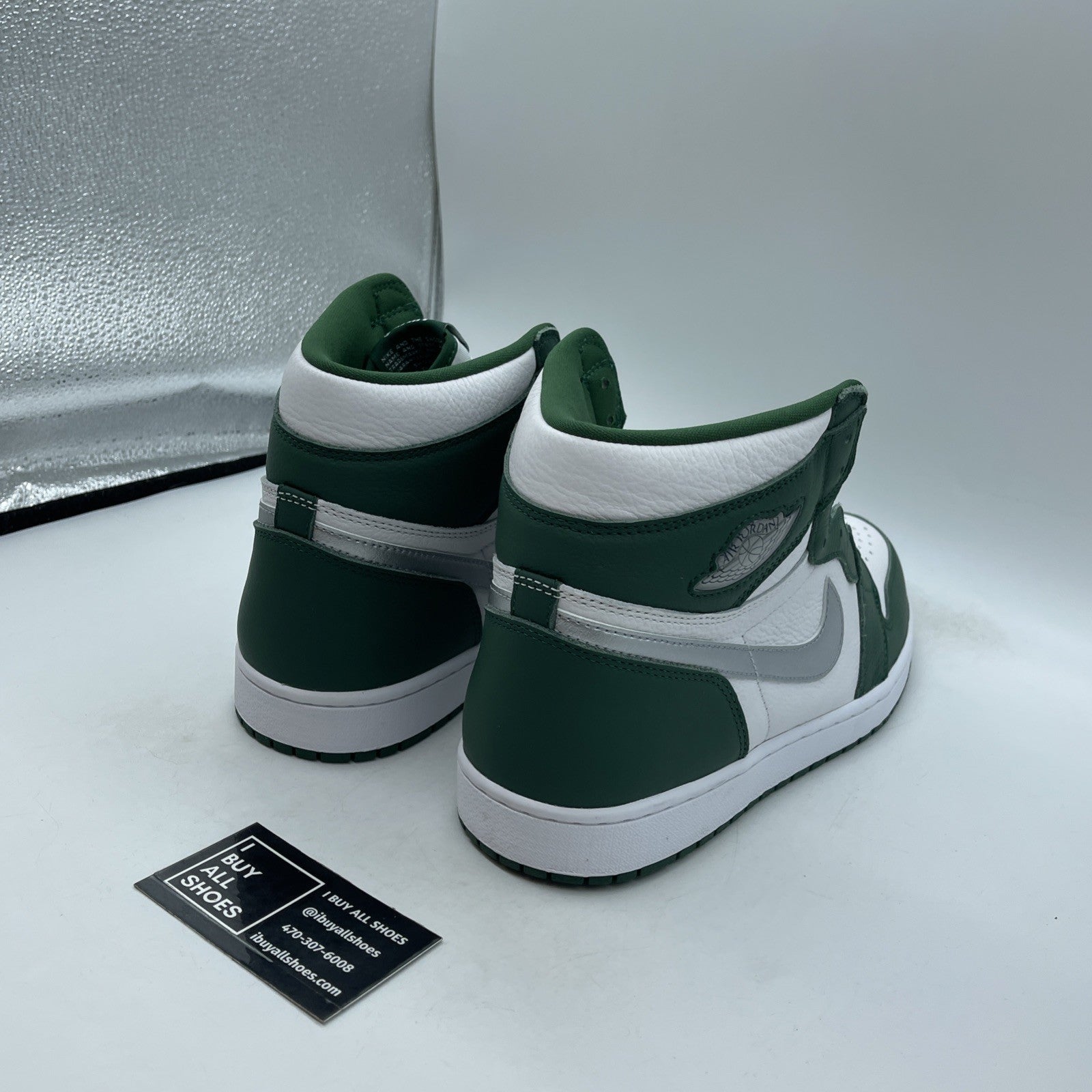 Size 13 - Air Jordan 1 Retro OG High Gorge Green White Silver (DZ5485-303)