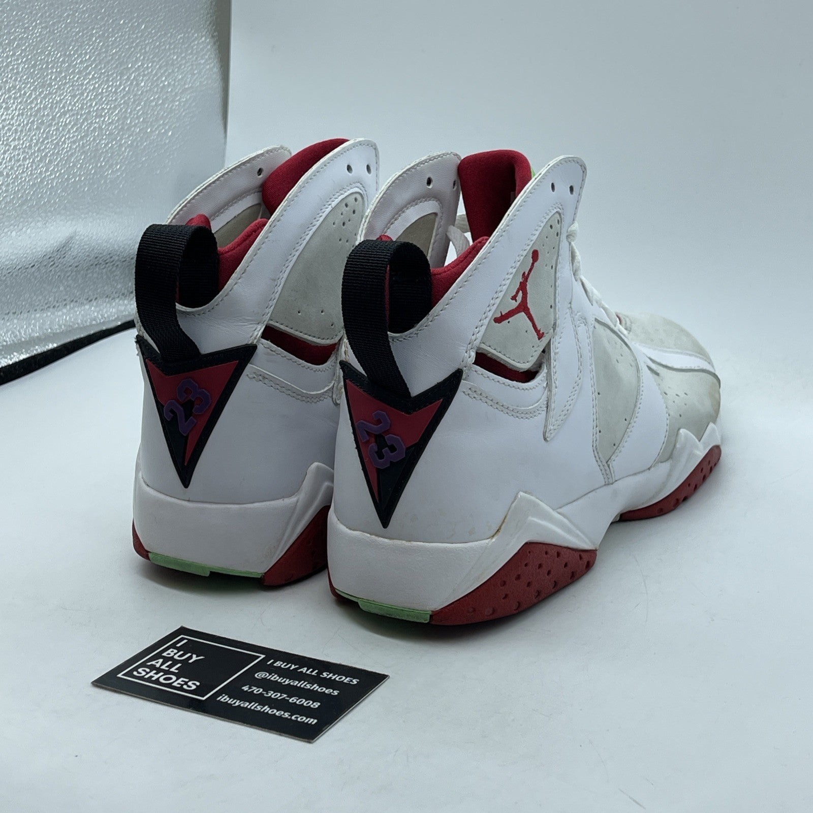 Size 9 - Air Jordan 7 Retro Countdown Pack  Grey White Suede (304775-102)
