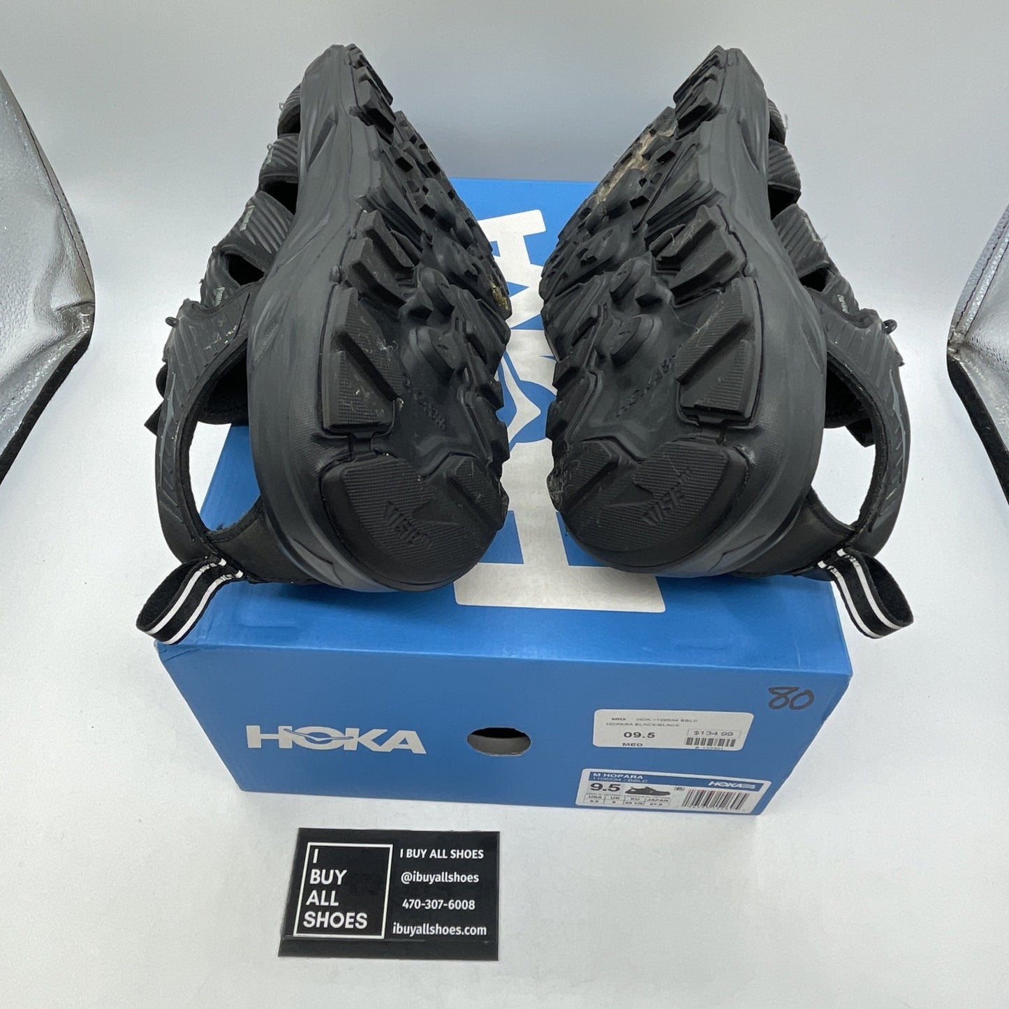 Size 9.5 - Hoka One One Hopara Black (1106534)