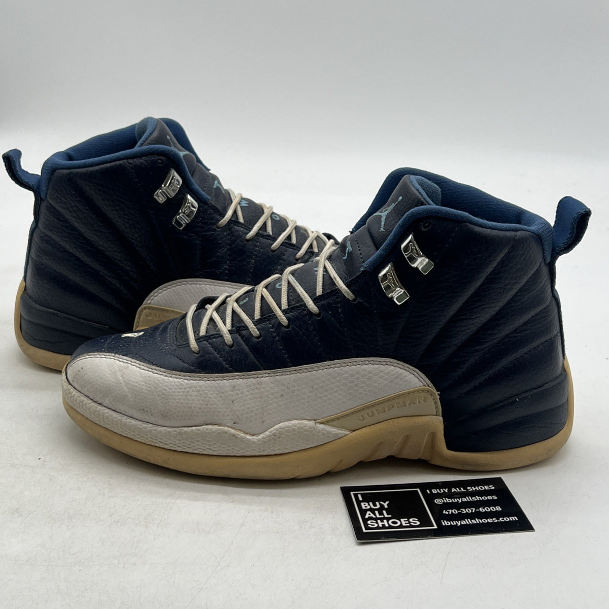 Size 8.5 - Air Jordan 12 Retro 2012 Obsidian (130690-410)