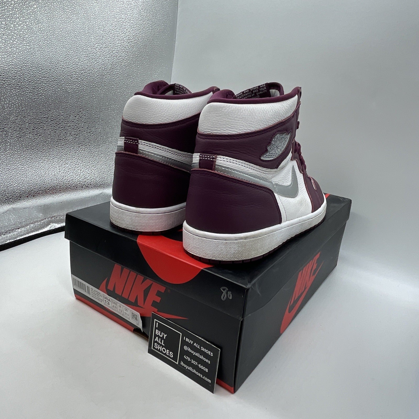 Size 13 - Air Jordan 1 Retro High OG Bordeaux (555088-611)