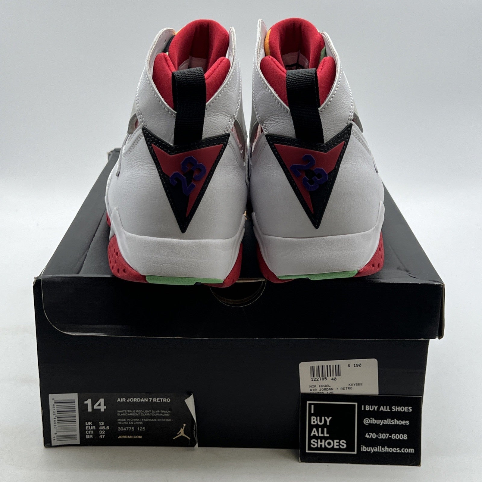 Size 14 - Air Jordan 7 Retro 2015 Hare (304775-125)
