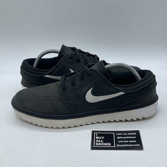 Size 11.5 - Nike Janoski Golf Black White suede (AT4967-004)