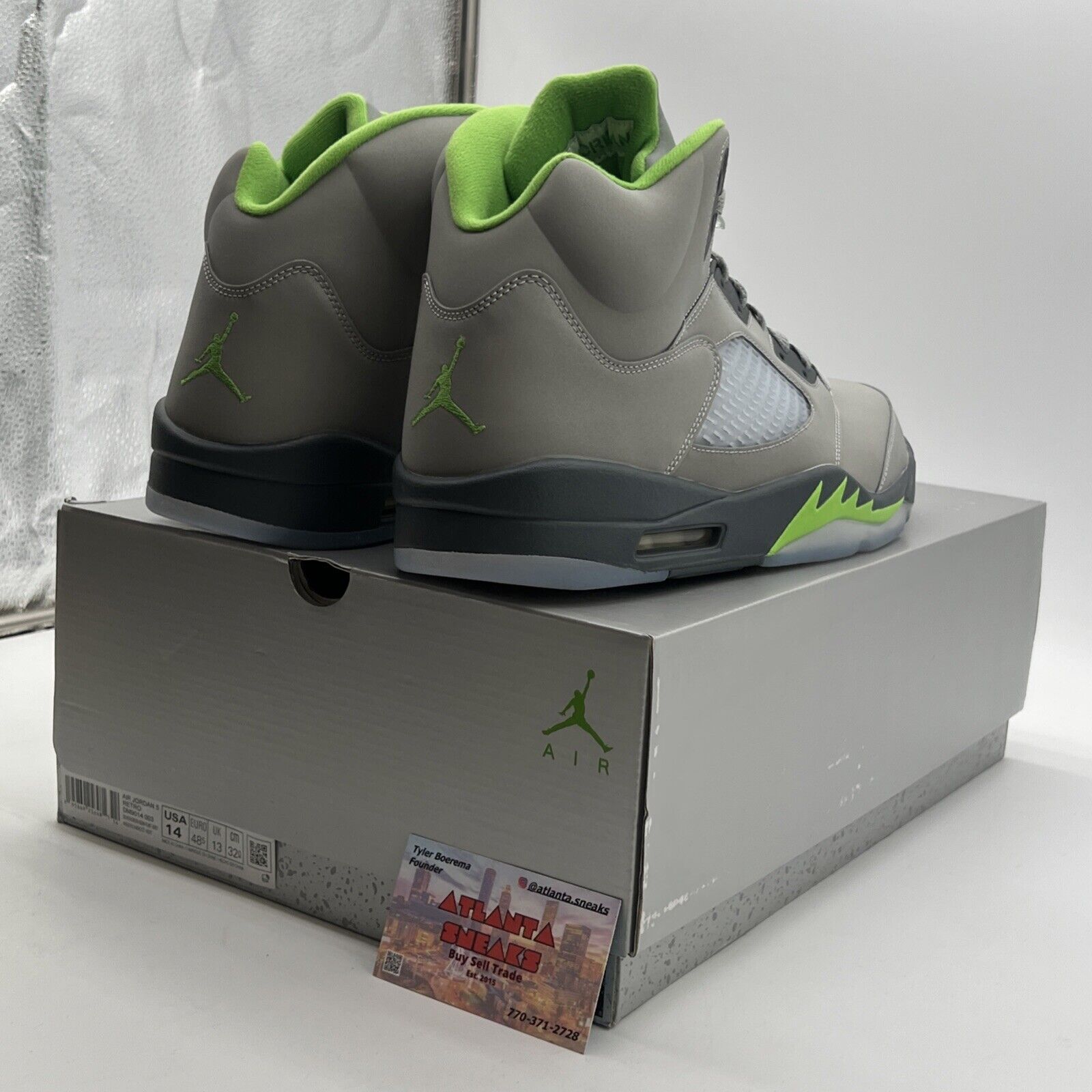 Size 14 - Air Jordan 5 Retro Green Bean (DM9014-003)