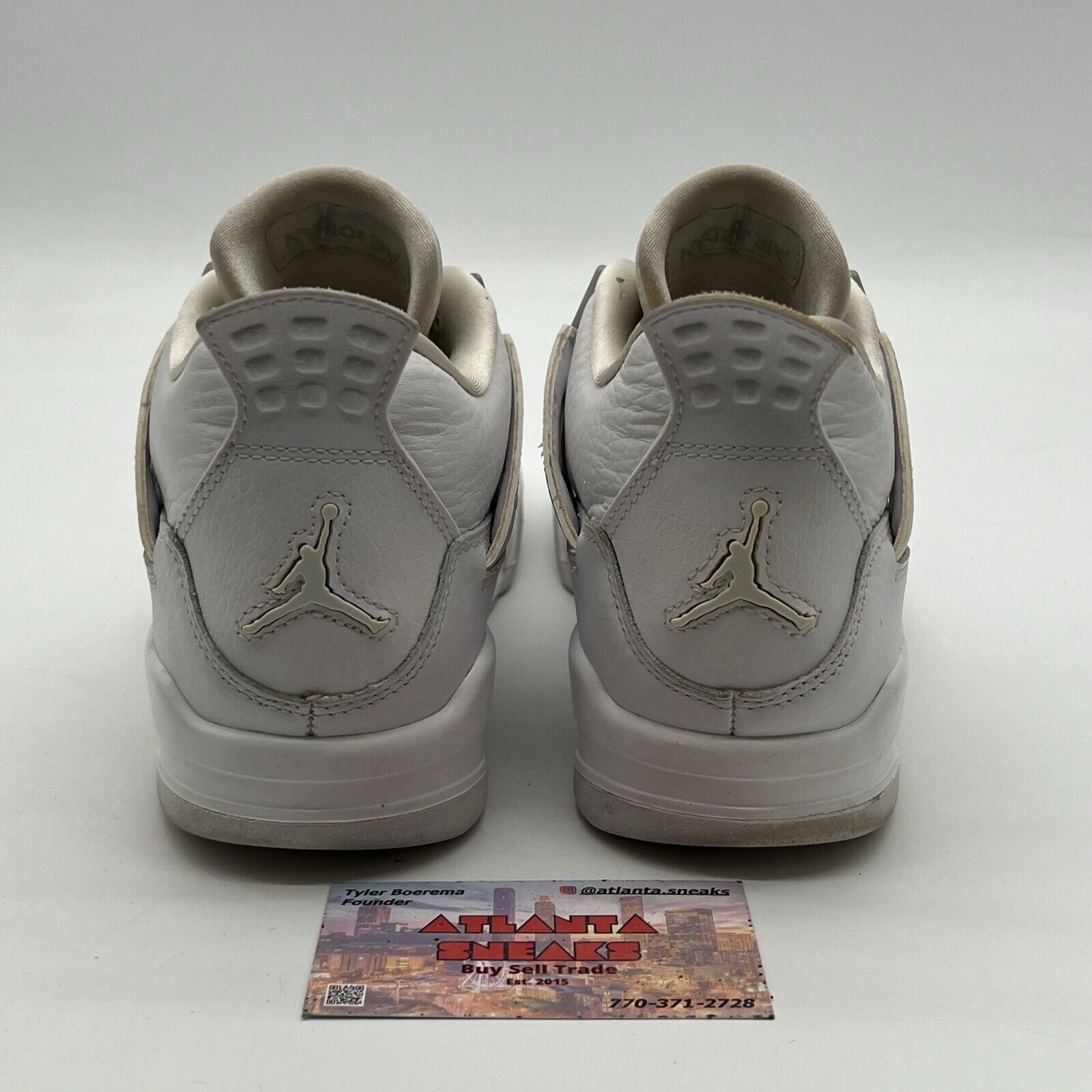 Size 5.5Y - Air Jordan 4 Retro Mid Pure Money (408452-100)