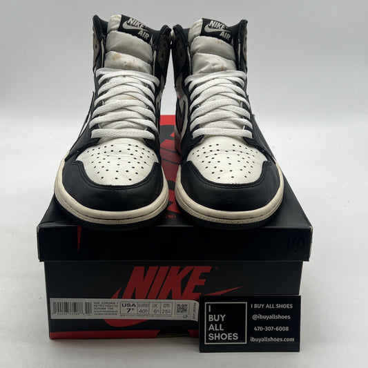 Size 7.5 - Air Jordan 1 Retro OG High Dark Mocha (555088-105)