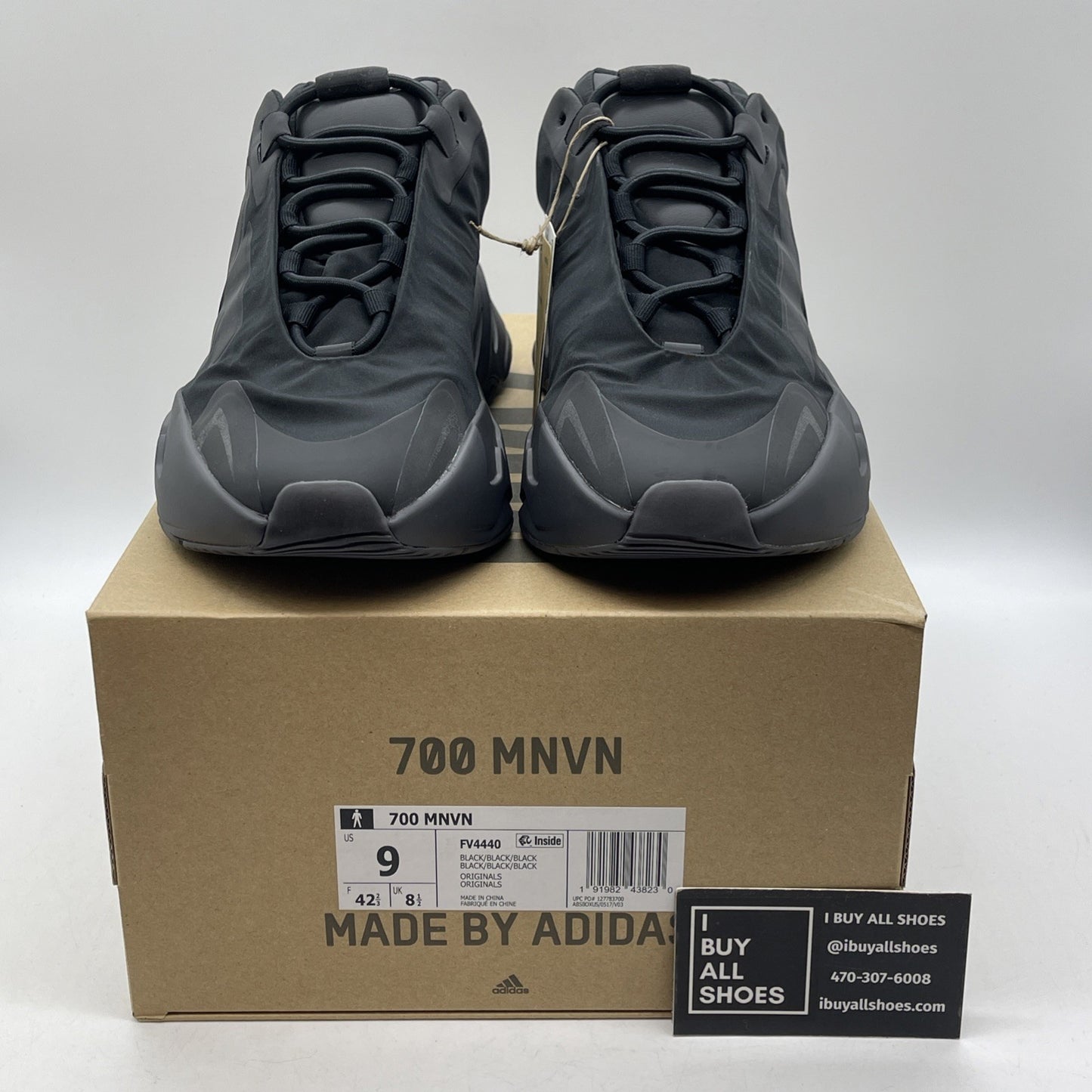 Size 9 - adidas Yeezy Boost 700 MNVN Triple Black