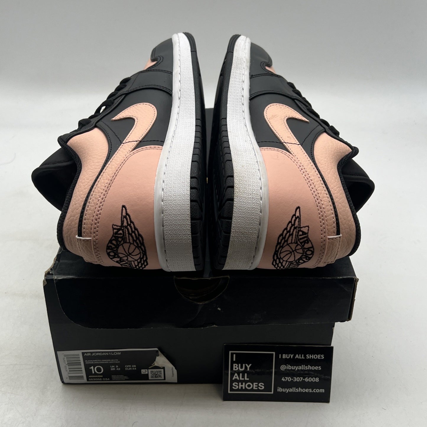 Size 10 - Air Jordan 1 Low Crimson Tint (553558-034)