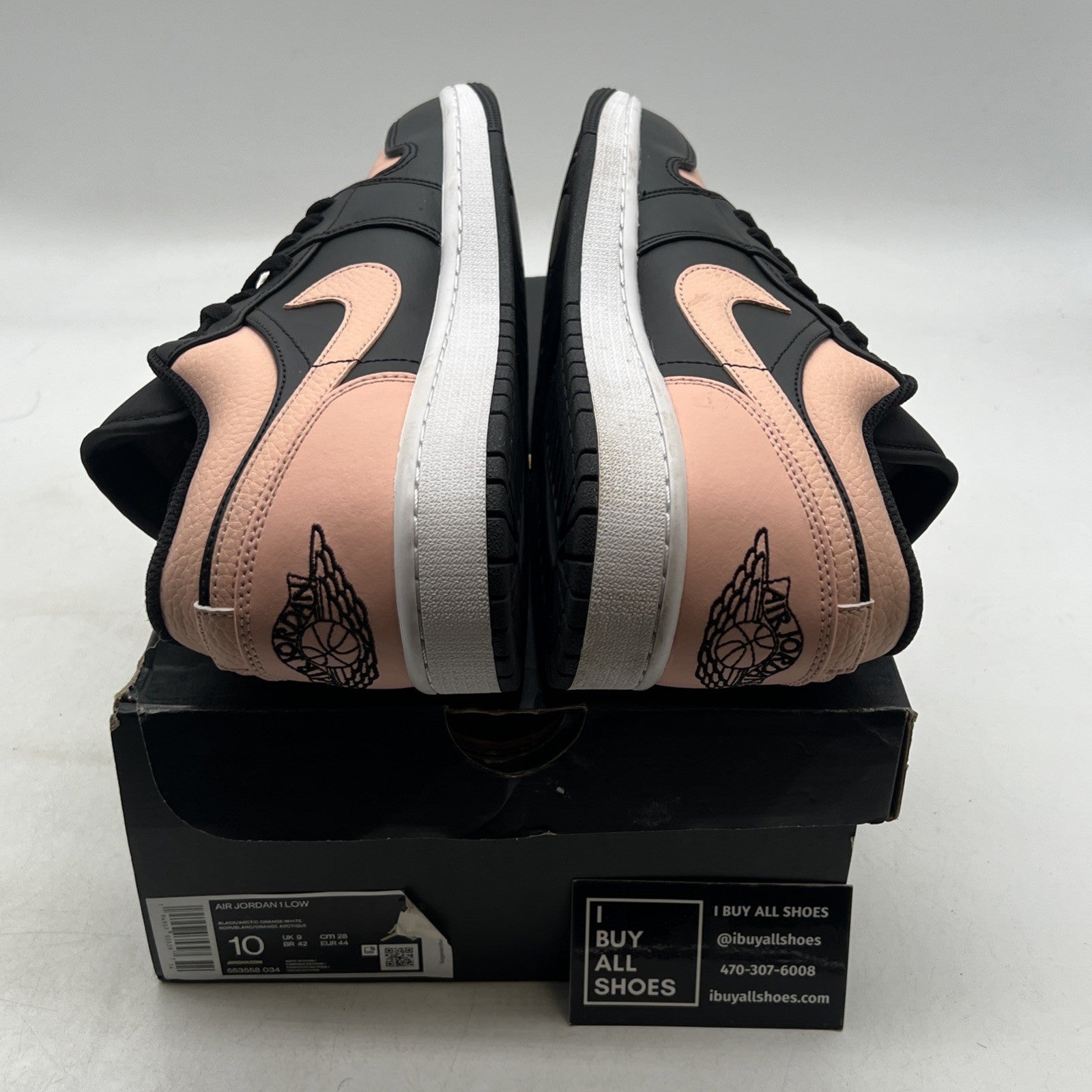Size 10 - Air Jordan 1 Low Crimson Tint (553558-034)