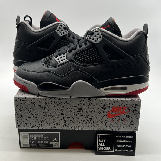 Size 10.5 - Air Jordan 4 Retro Bred Reimagined (FV5029-006)