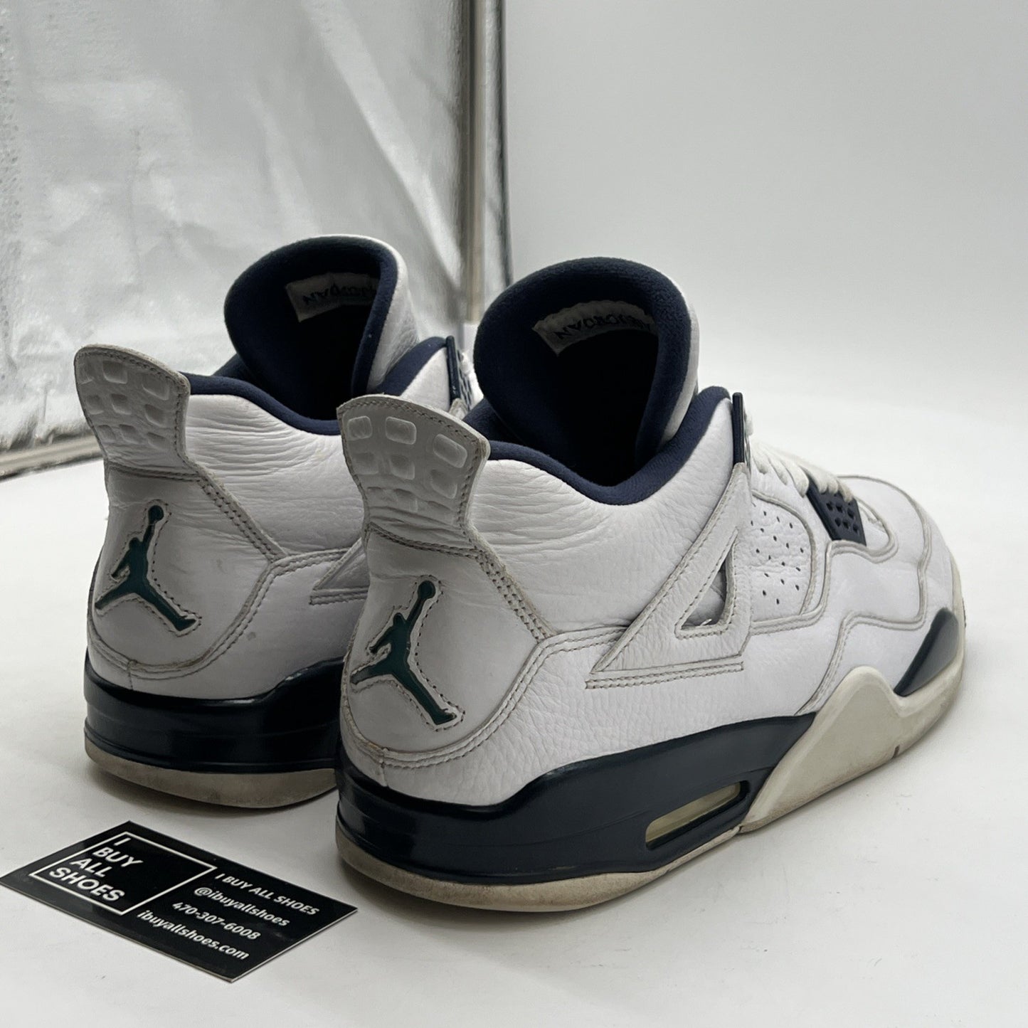 Size 13 - Air Jordan 4 Retro LS Columbia (314254-107)