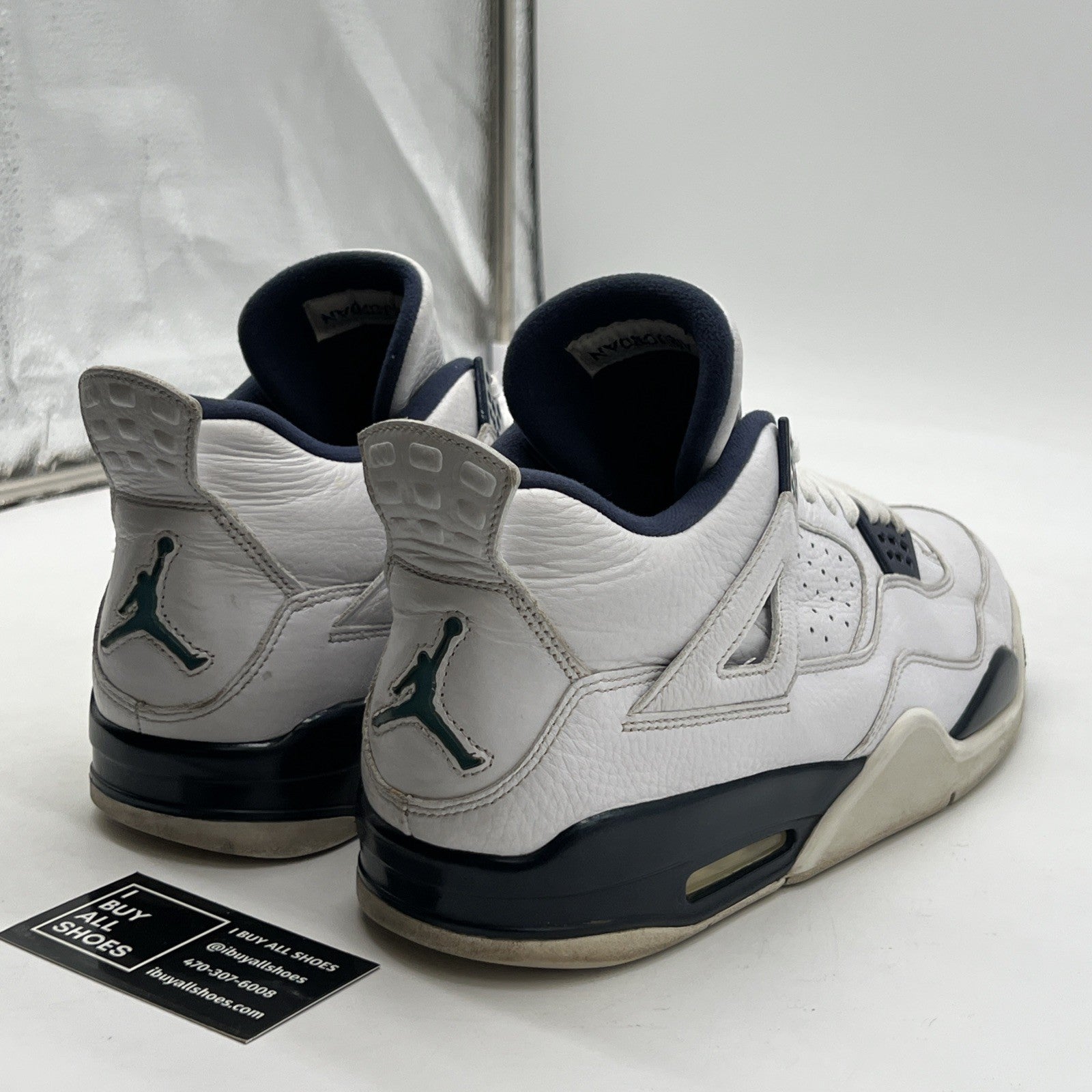 Size 13 - Air Jordan 4 Retro LS Columbia (314254-107)
