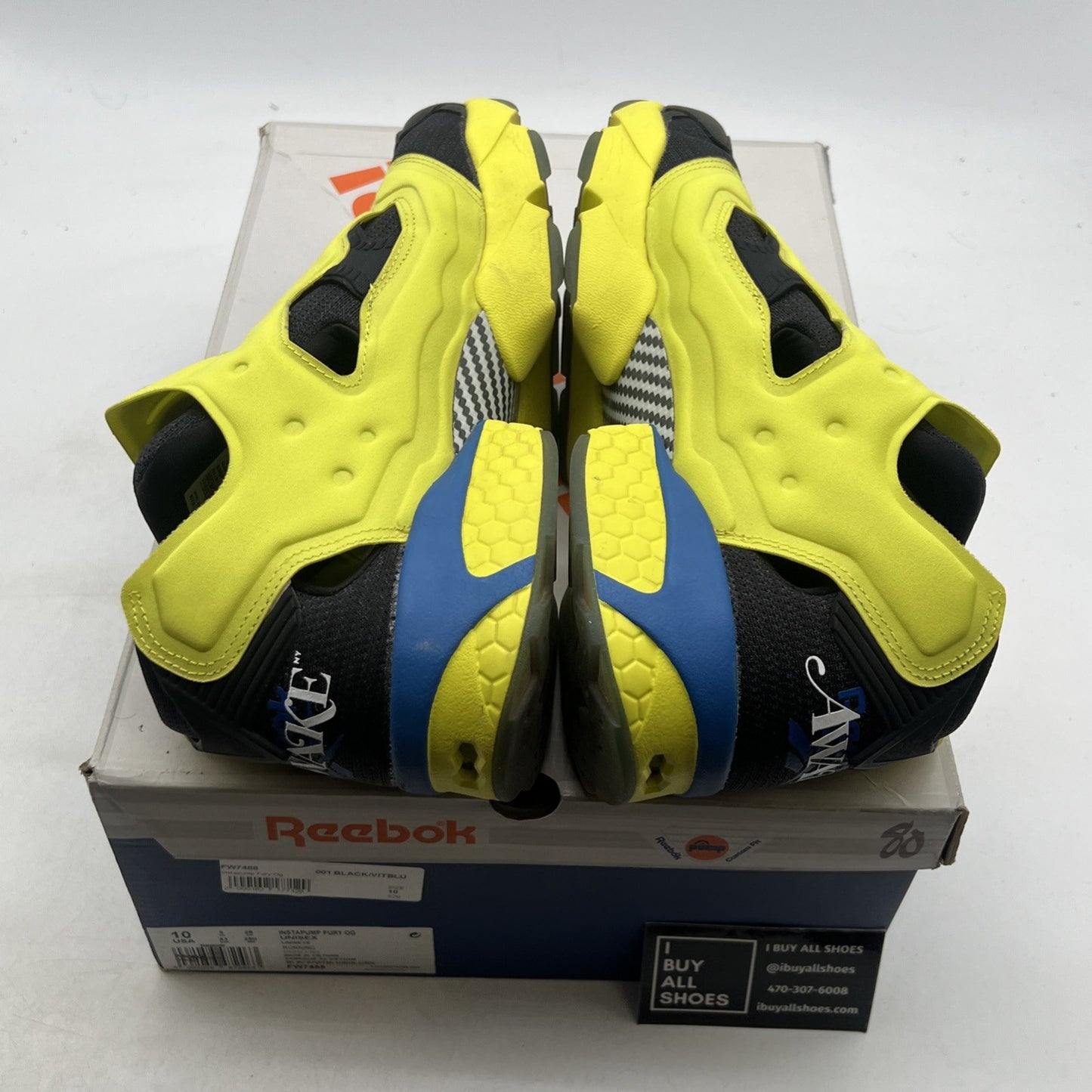 Size 10 - Reebok Awake NY x InstaPump Fury Solar (FW7488)