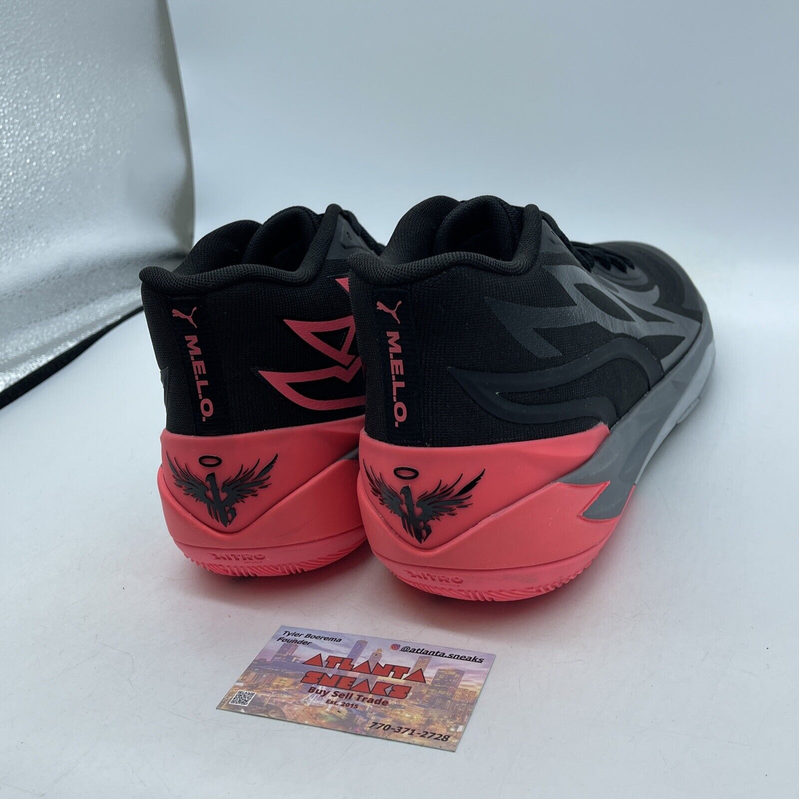 Size 13 - PUMA MB.02 Flare Pink Black Suede Leather (378287-01)