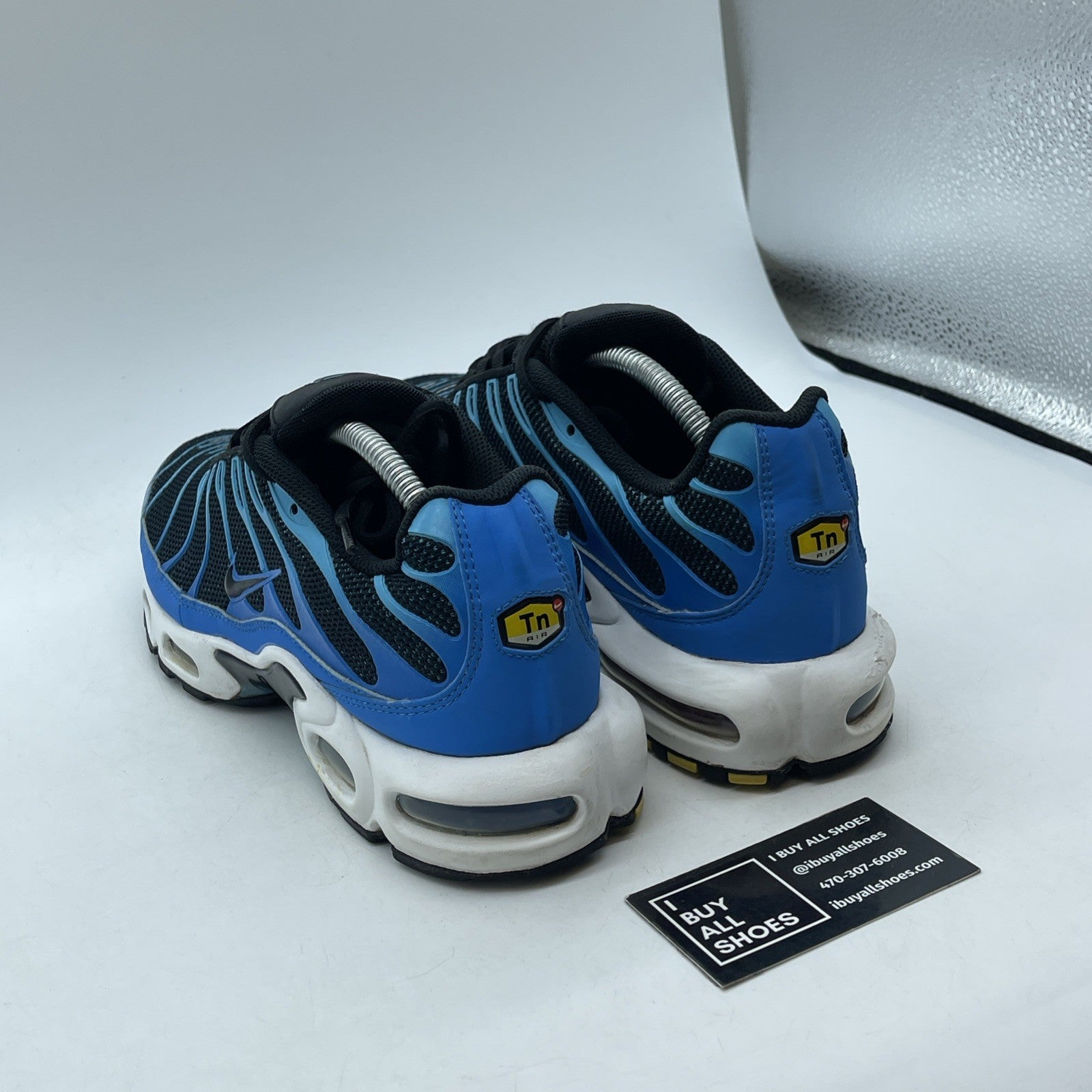 Size 10.5 - Nike Air Max Plus University Blue Black Suede (852630-410)