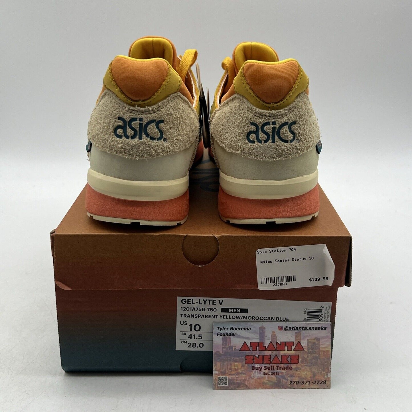 Size 10 - ASICS Social Status x Charolette Lab Schools x Gel Lyte 5 Eternal