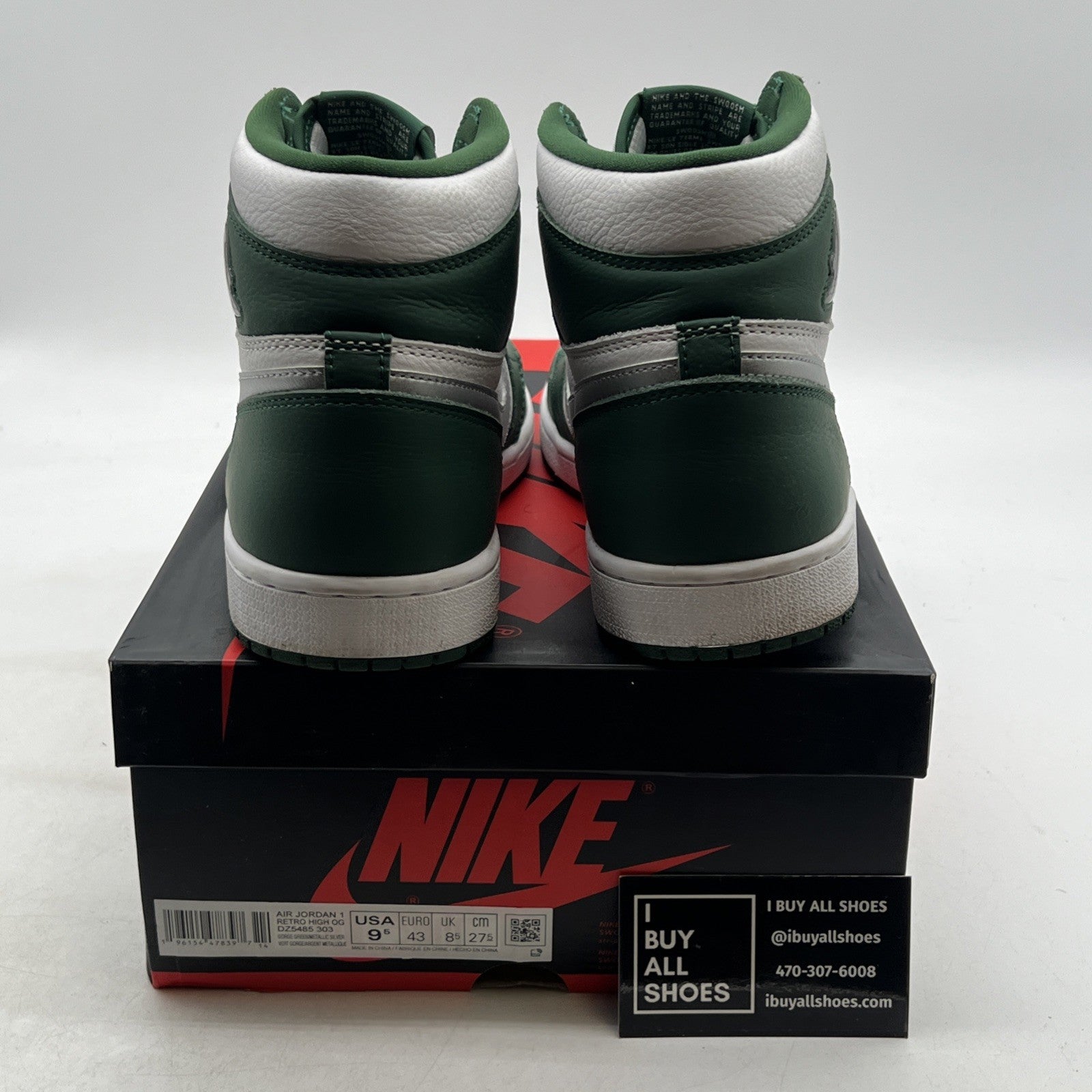 Size 9.5 - Air Jordan 1 Retro OG High Gorge Green (DZ5485-303)