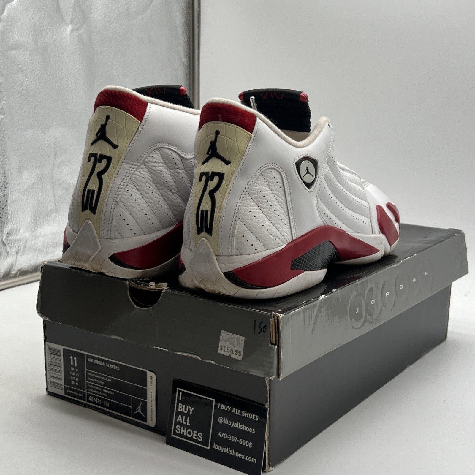 Size 11 - Air Jordan 14 Retro 2012 Candy Cane (487471-101)