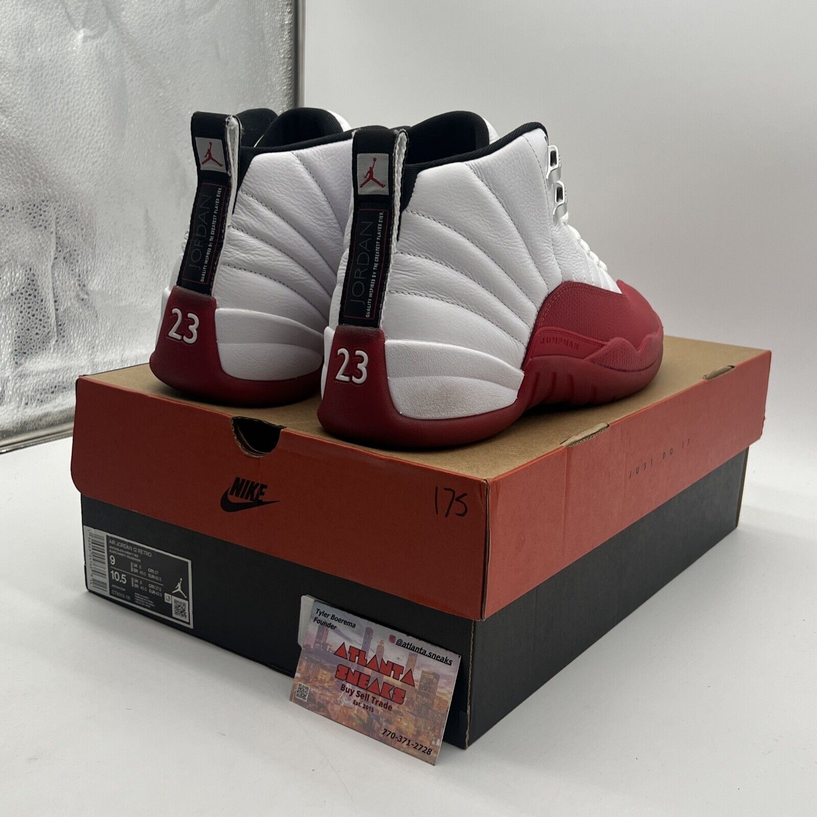 Size 9 - Jordan 12 Retro 2023 Mid Cherry Leather (CT8013-116)