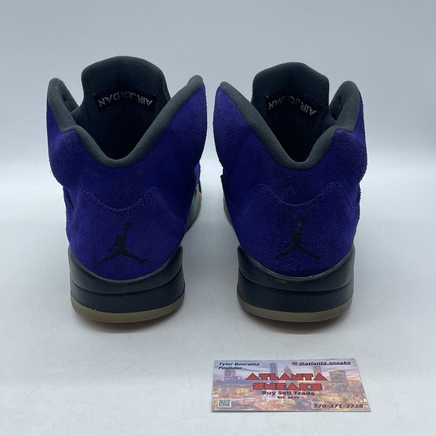 Size 9 - Jordan 5 Retro Alternate Grape 2020 Purple Black Gray Blue (136027-500)