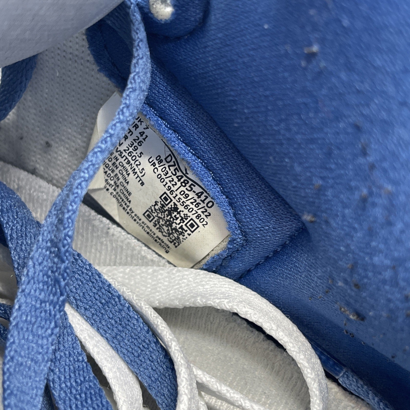 Size 8 - Air Jordan 1 Retro OG High True Blue (DZ5485-410)