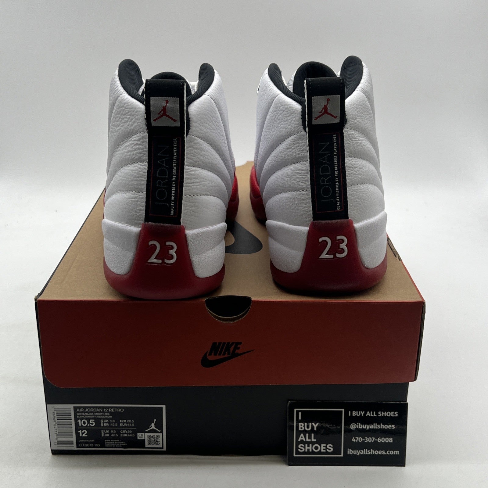 Size 10.5 - Air Jordan 12 Retro 2023 Mid Cherry (CT8013-116)