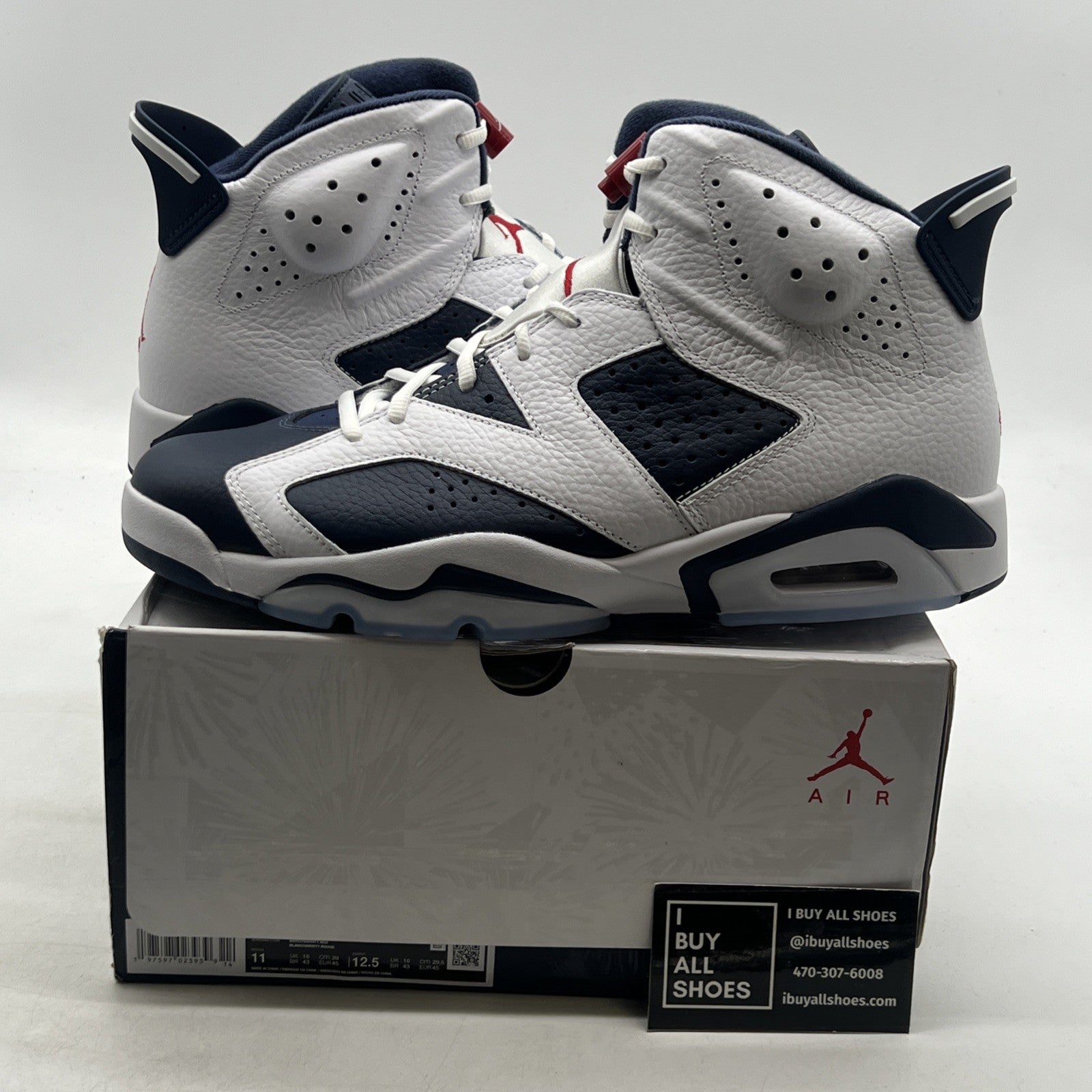 Size 11 - Air Jordan 6 Retro 2024 Olympic (CT8529-164)